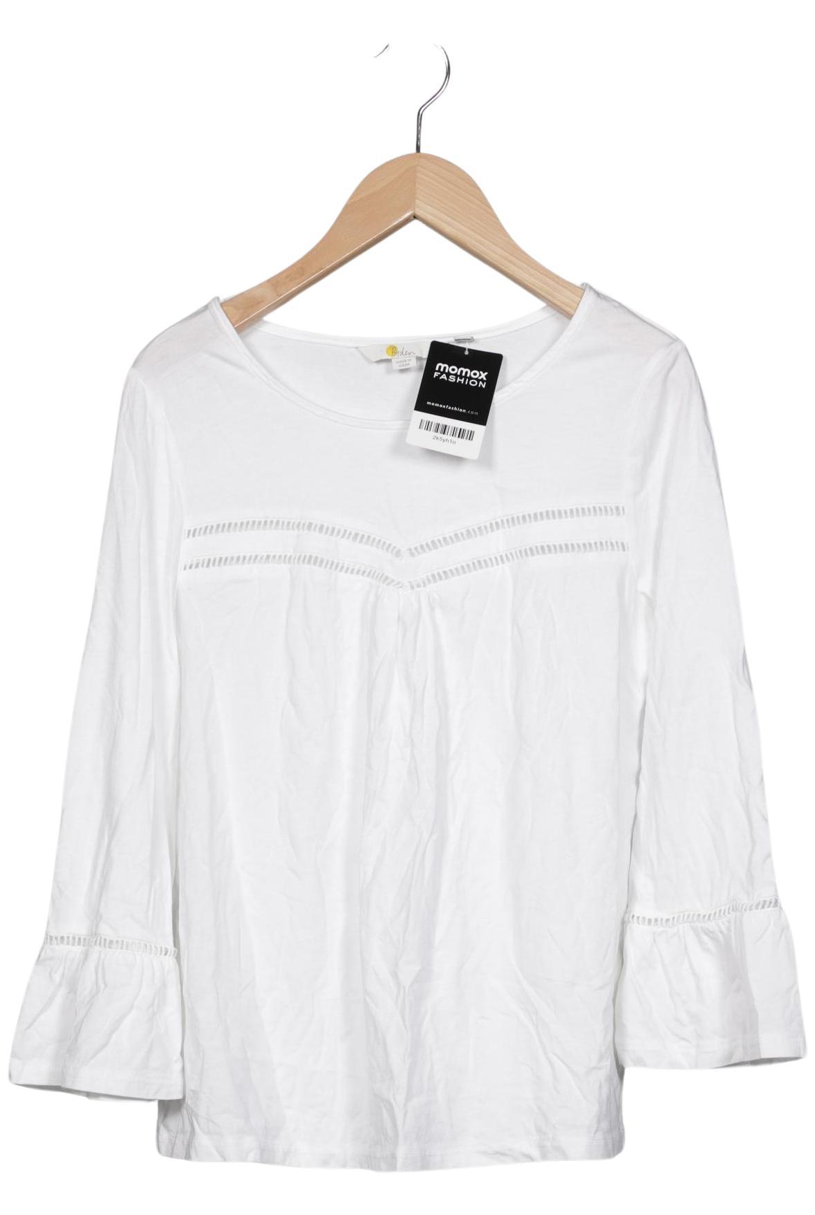 

Boden Damen Langarmshirt, weiß, Gr. 34