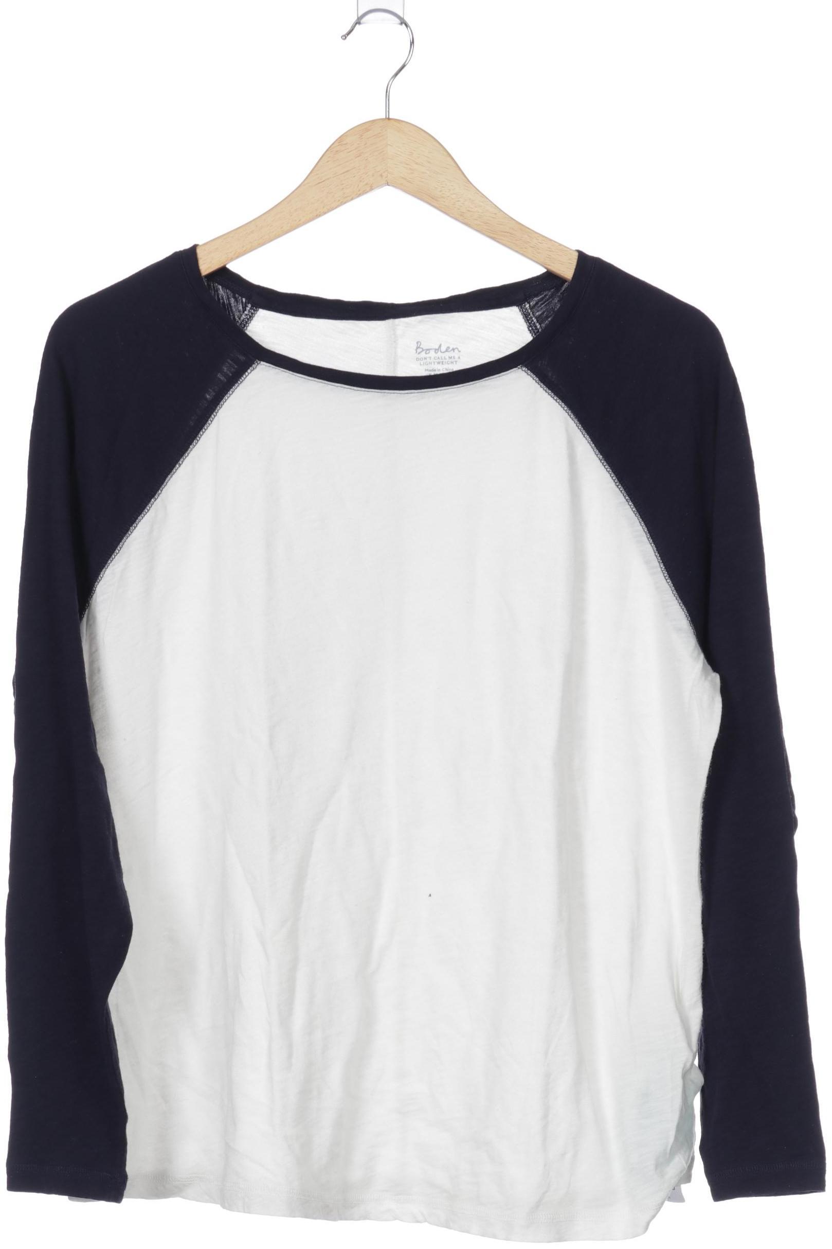 

Boden Damen Langarmshirt, weiß, Gr. 20