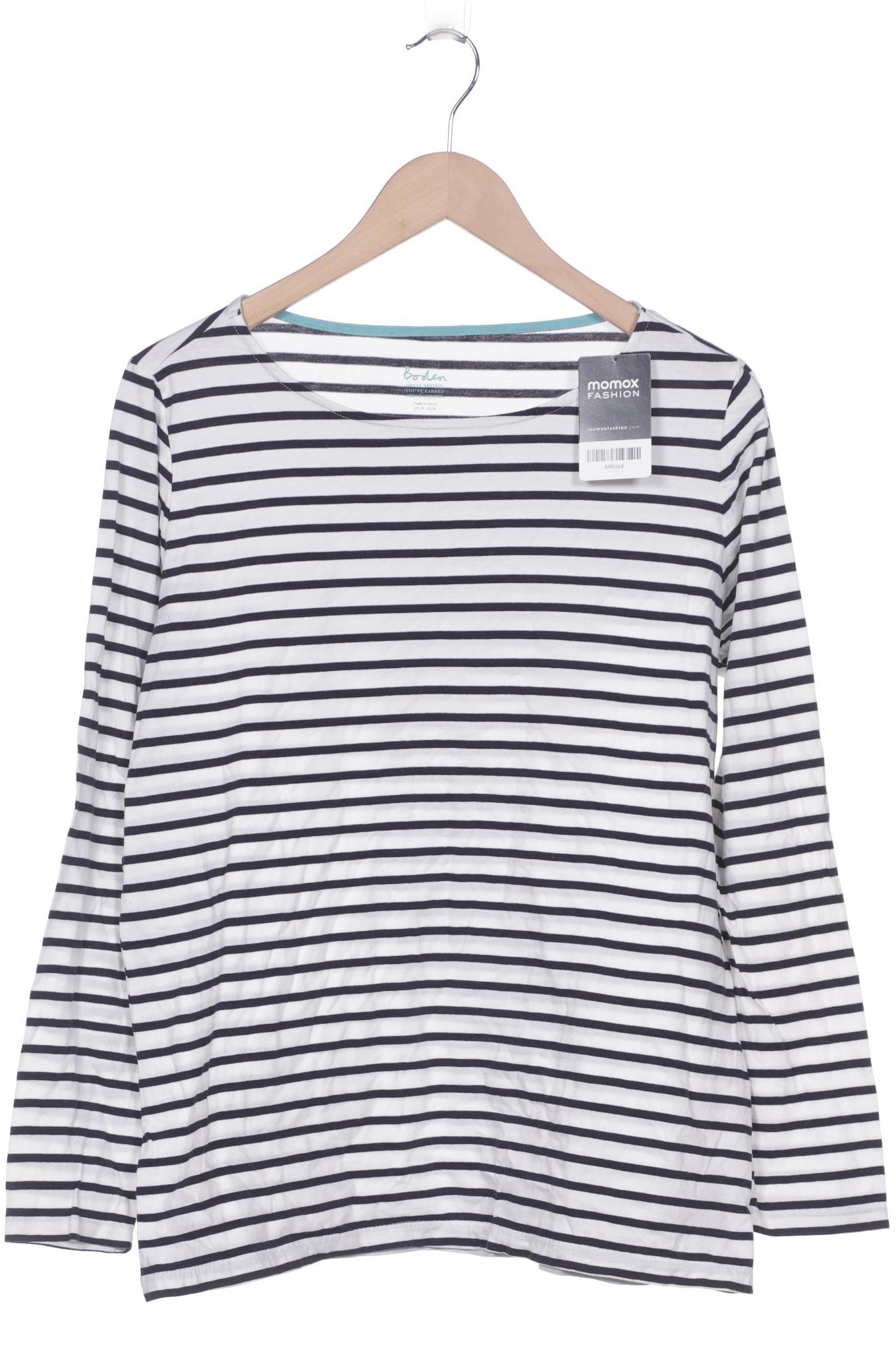 

Boden Damen Langarmshirt, weiß