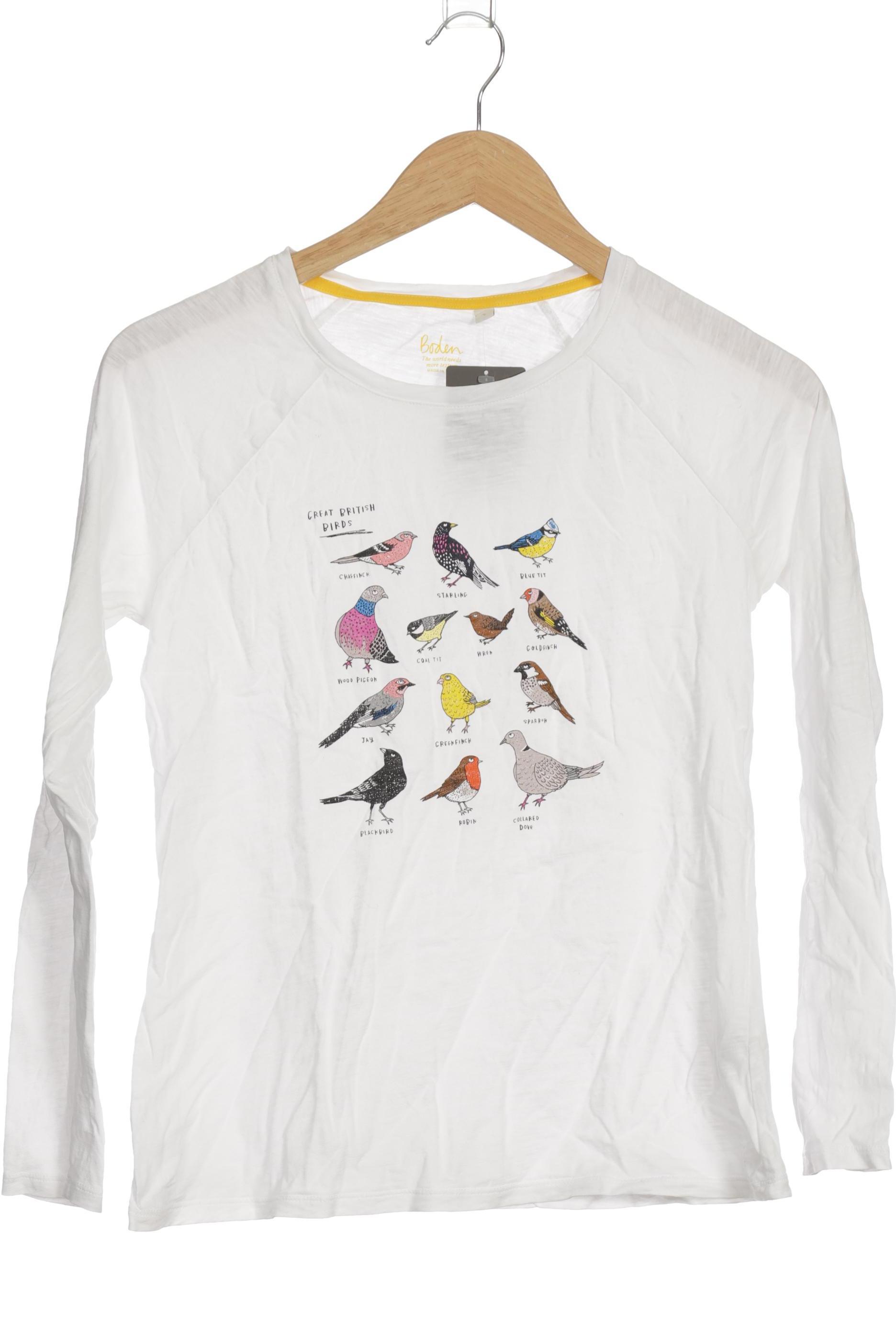 

Boden Damen Langarmshirt, weiß, Gr.