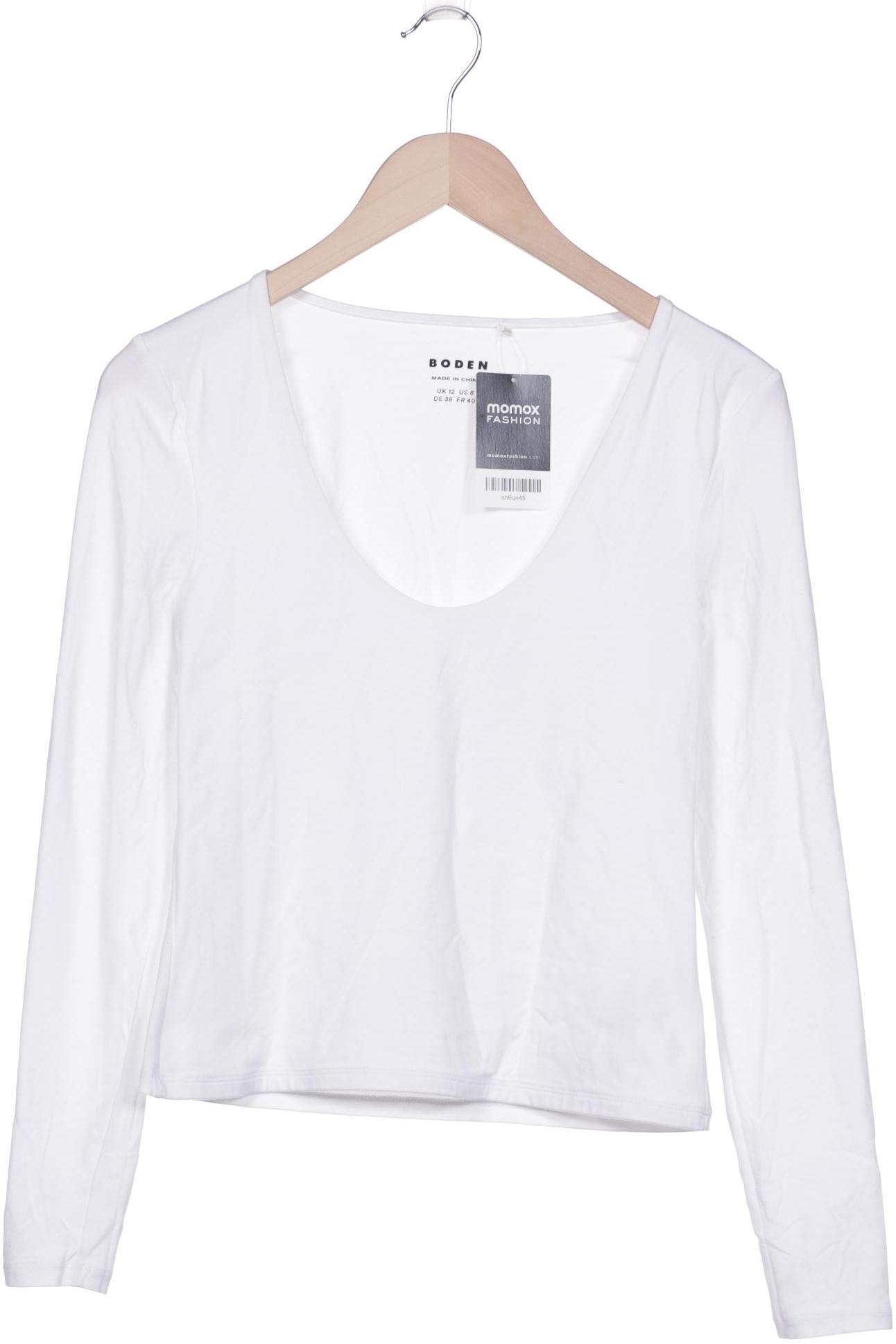 

Boden Damen Langarmshirt, weiß