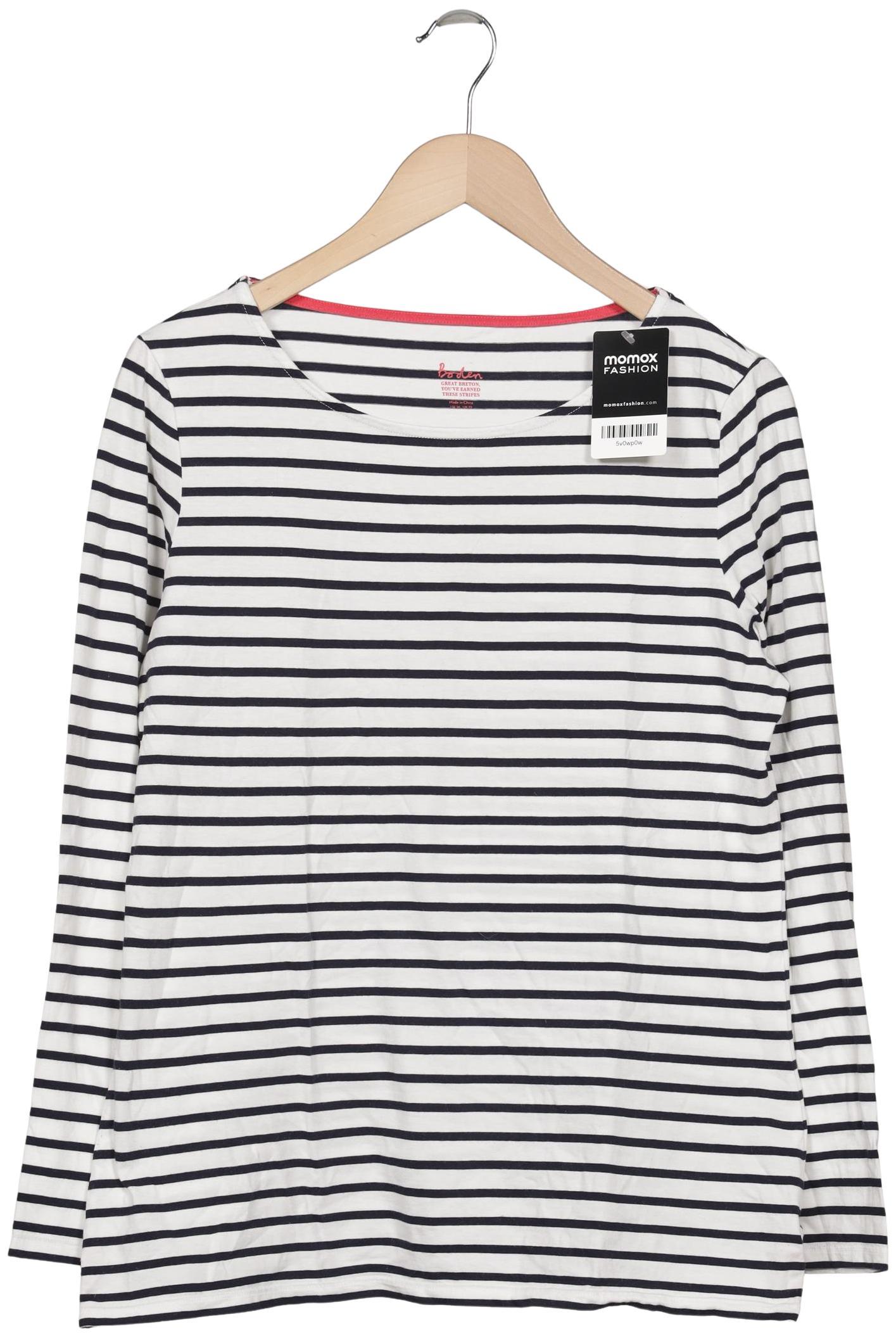 

Boden Damen Langarmshirt, weiß, Gr. 16