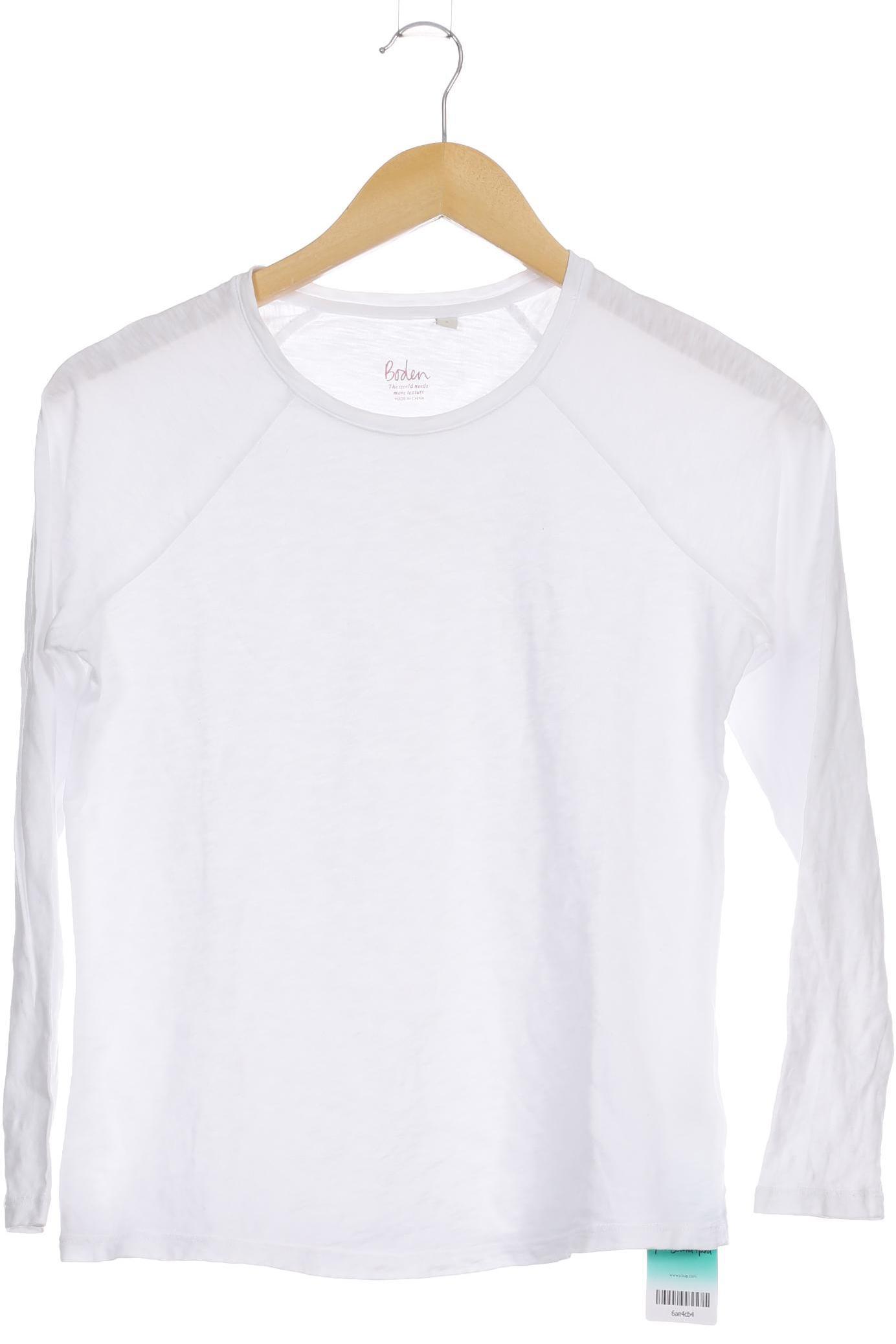 

Boden Damen Langarmshirt, weiß, Gr.