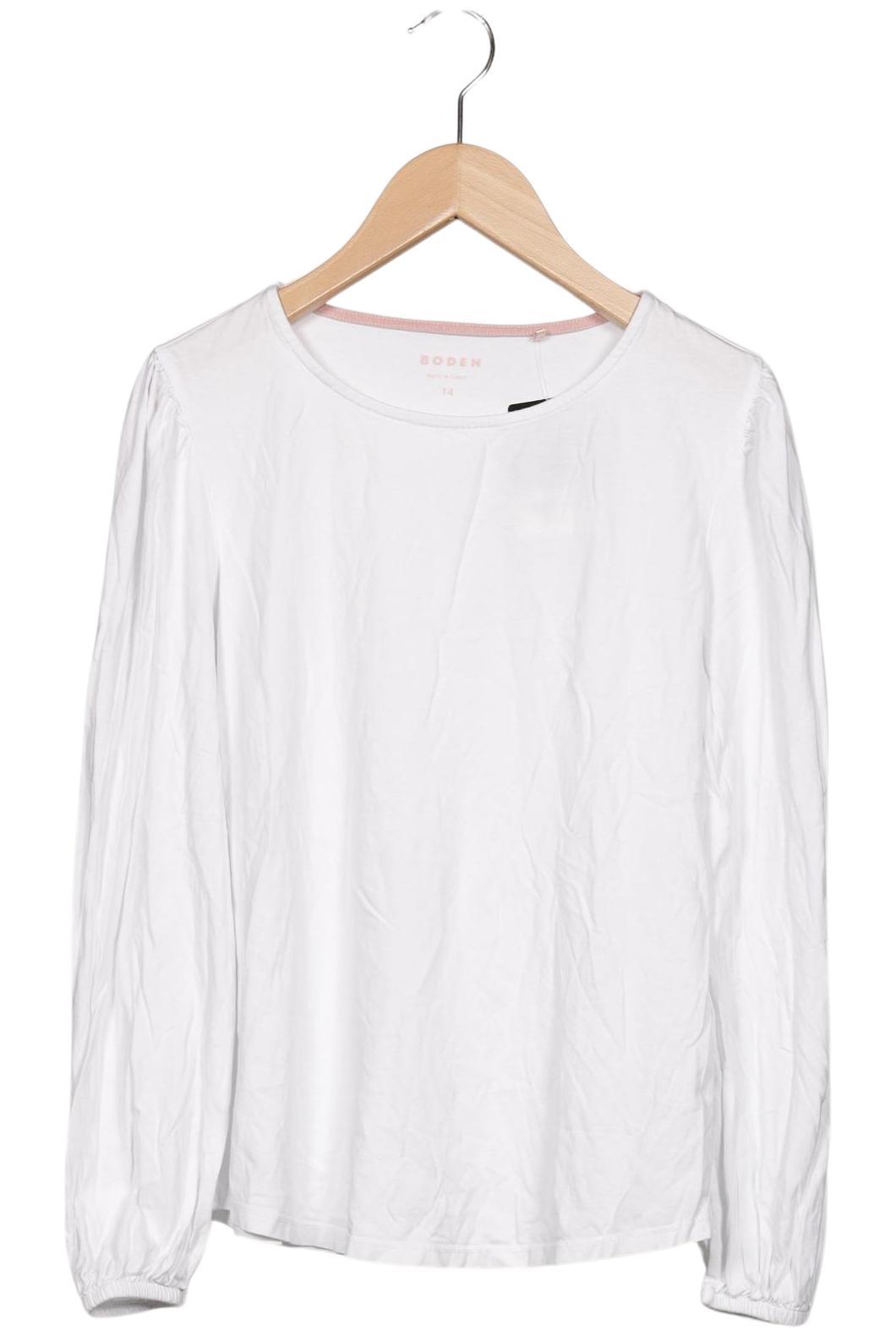 

Boden Damen Langarmshirt, weiß, Gr. 14