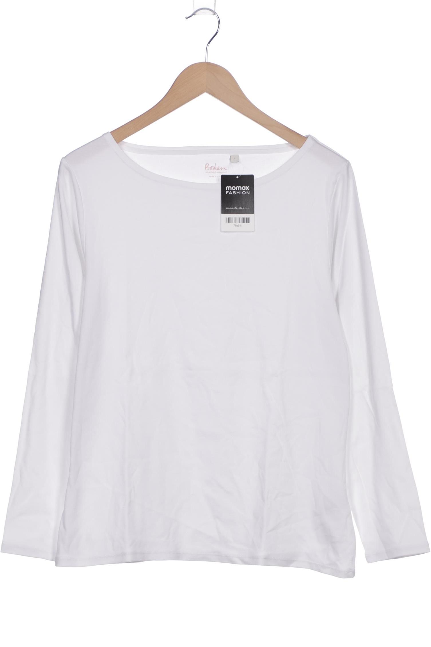 

Boden Damen Langarmshirt, weiß, Gr. 42
