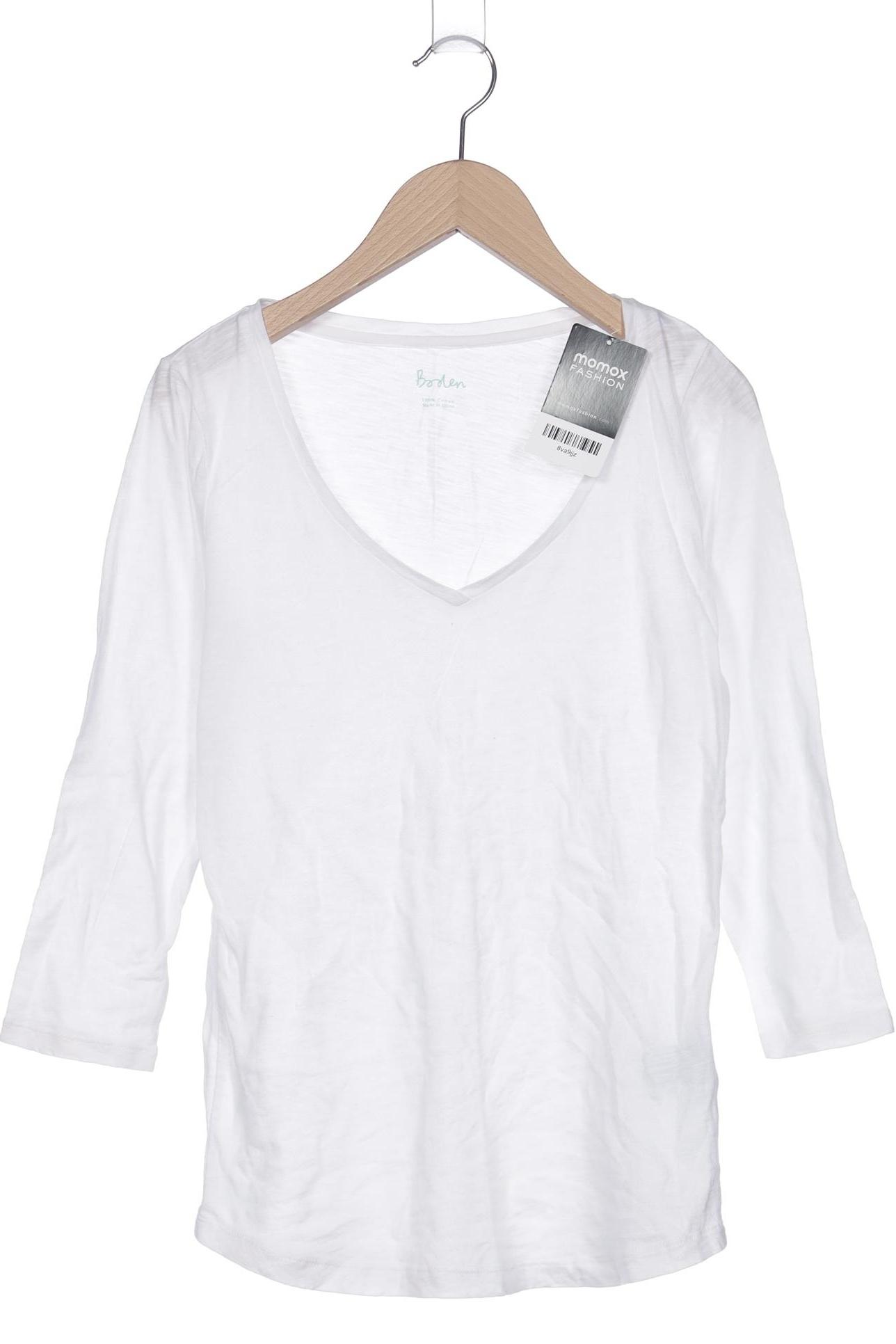 

Boden Damen Langarmshirt, weiß, Gr. 34