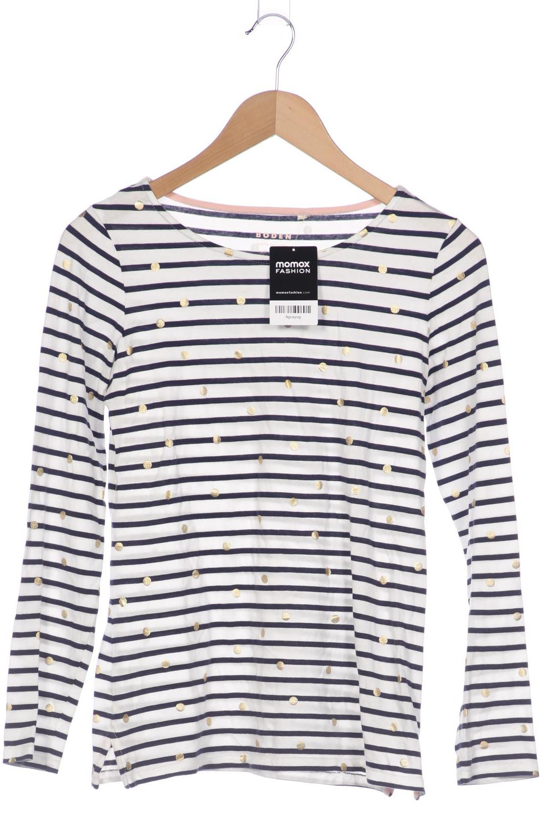 

Boden Damen Langarmshirt, weiß, Gr. 34