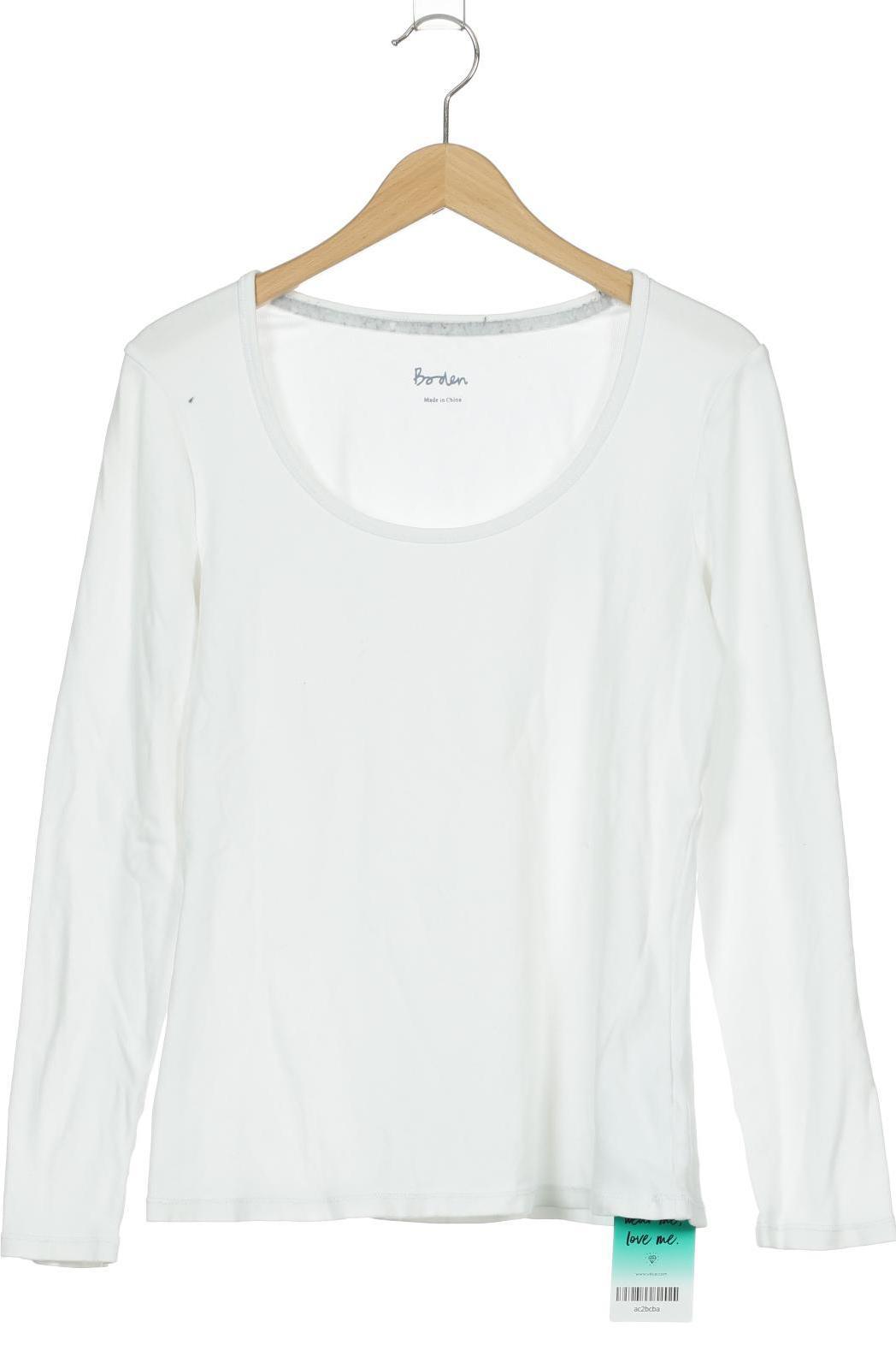 

Boden Damen Langarmshirt, weiß, Gr. 14