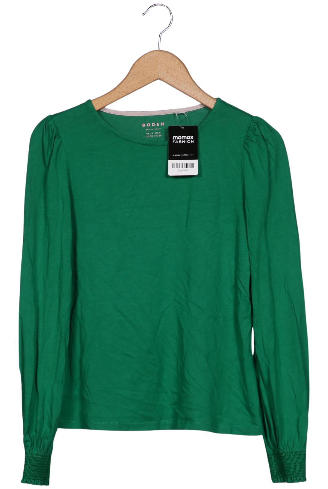 

Boden Damen Langarmshirt, grün, Gr. 36
