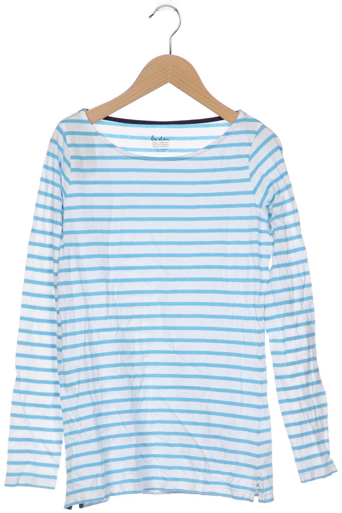 

Boden Damen Langarmshirt, weiß