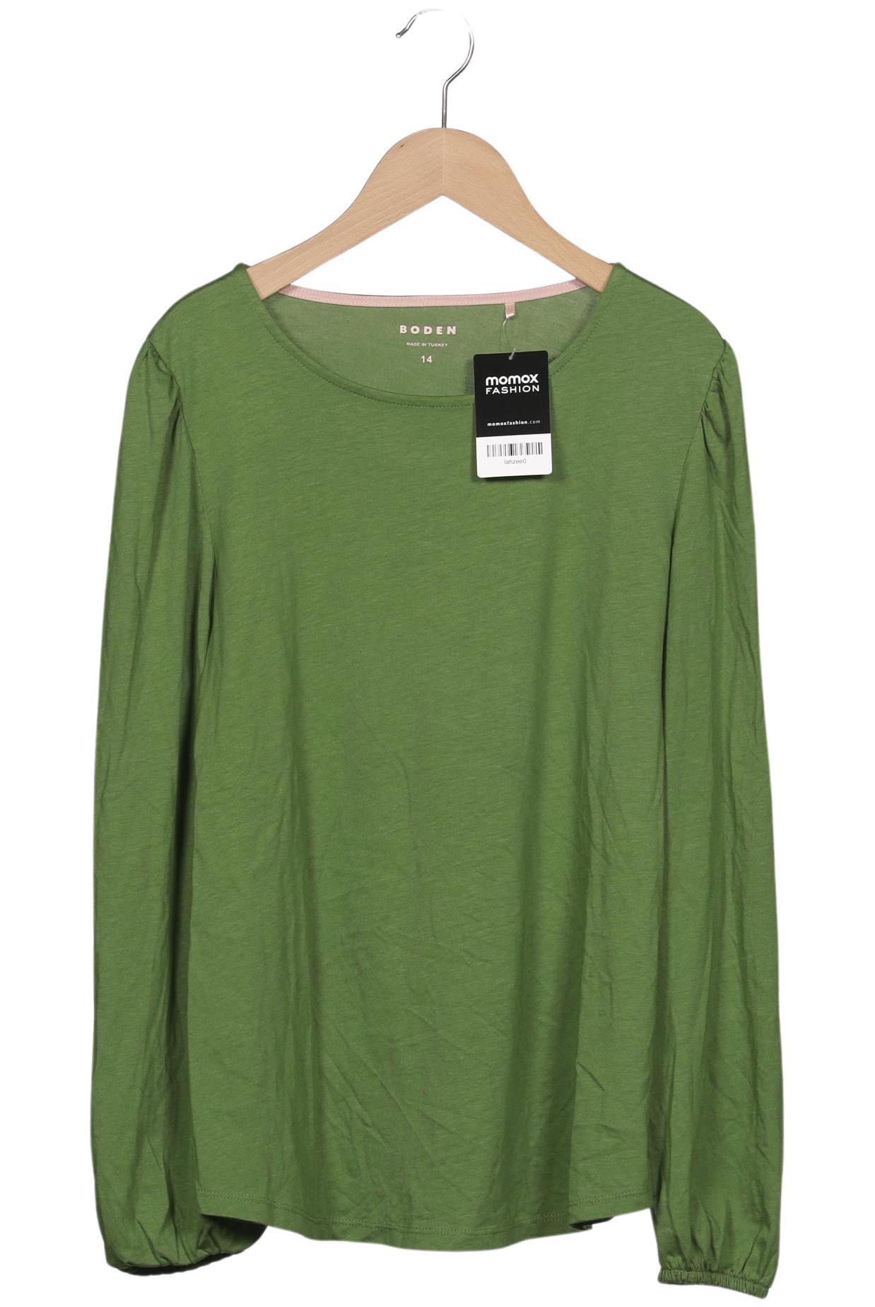 

Boden Damen Langarmshirt, grün, Gr. 14