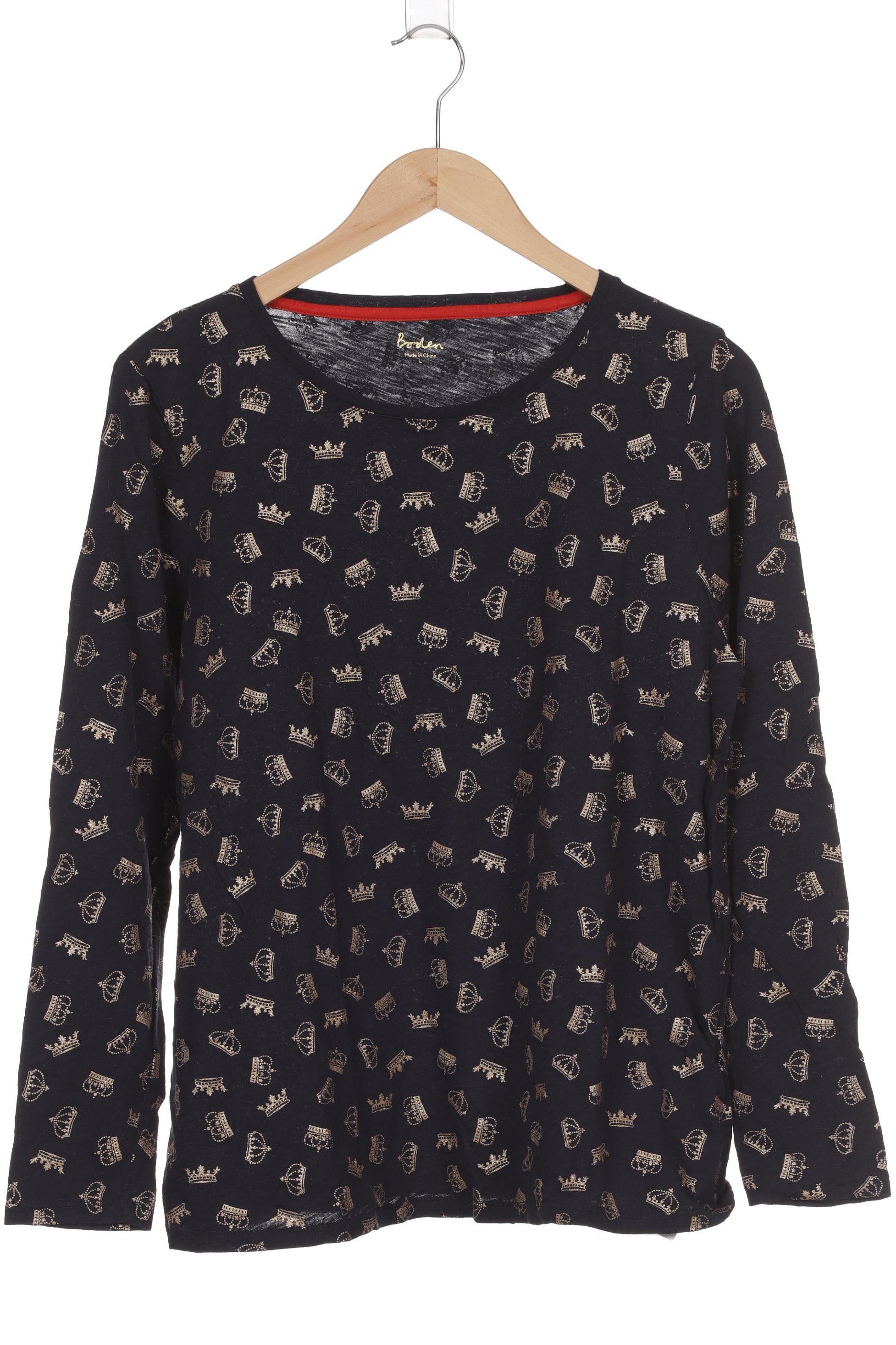 

Boden Damen Langarmshirt, blau, Gr.