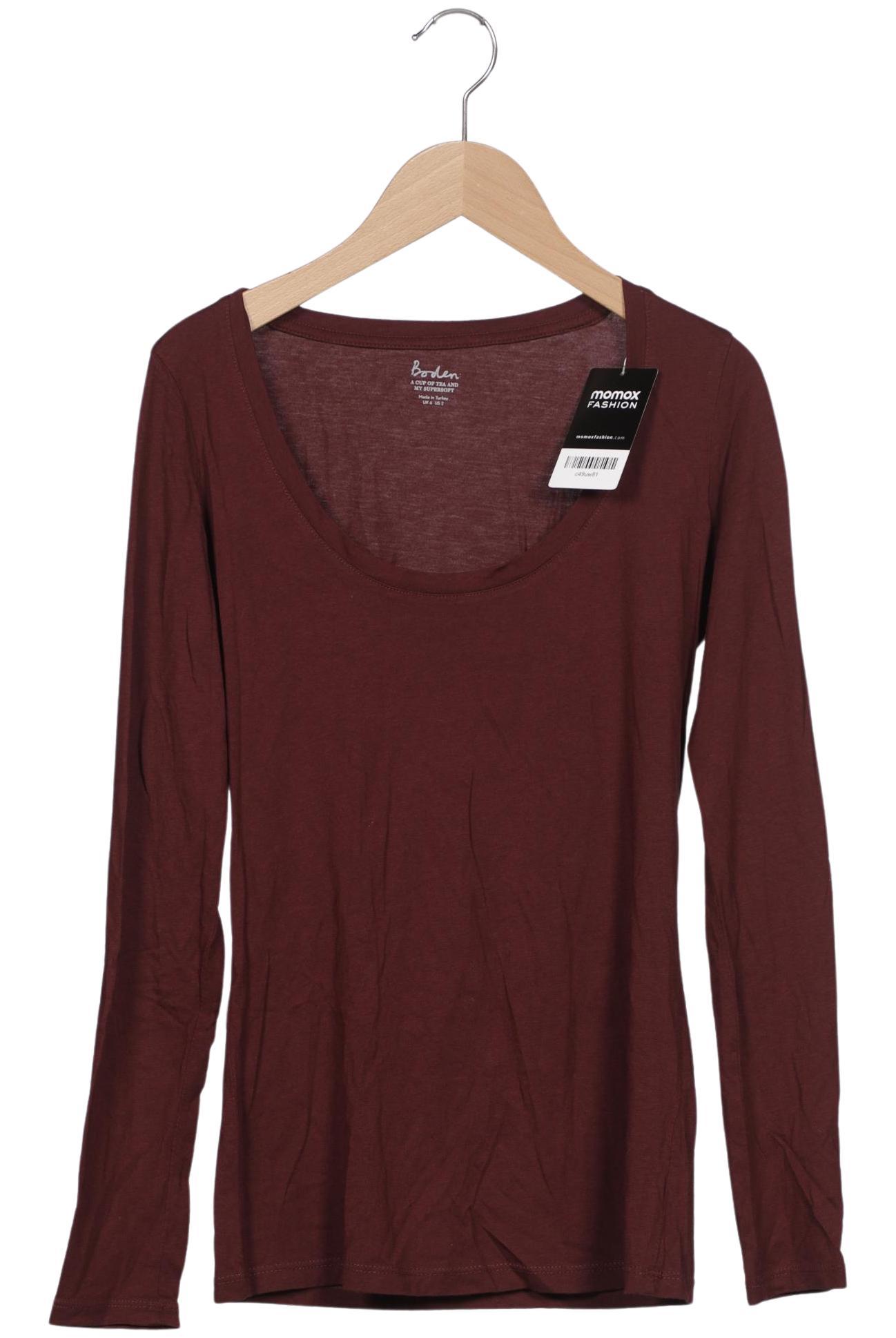 

Boden Damen Langarmshirt, bordeaux, Gr. 32
