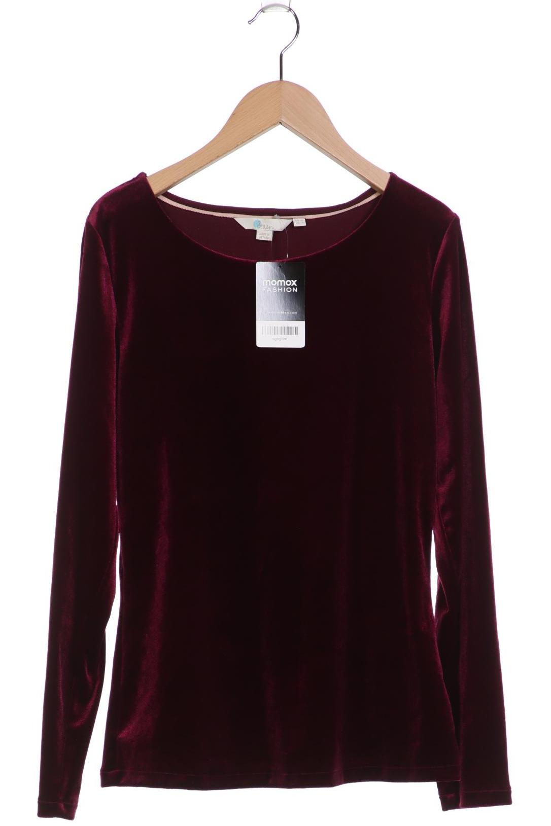 

Boden Damen Langarmshirt, bordeaux, Gr. 36