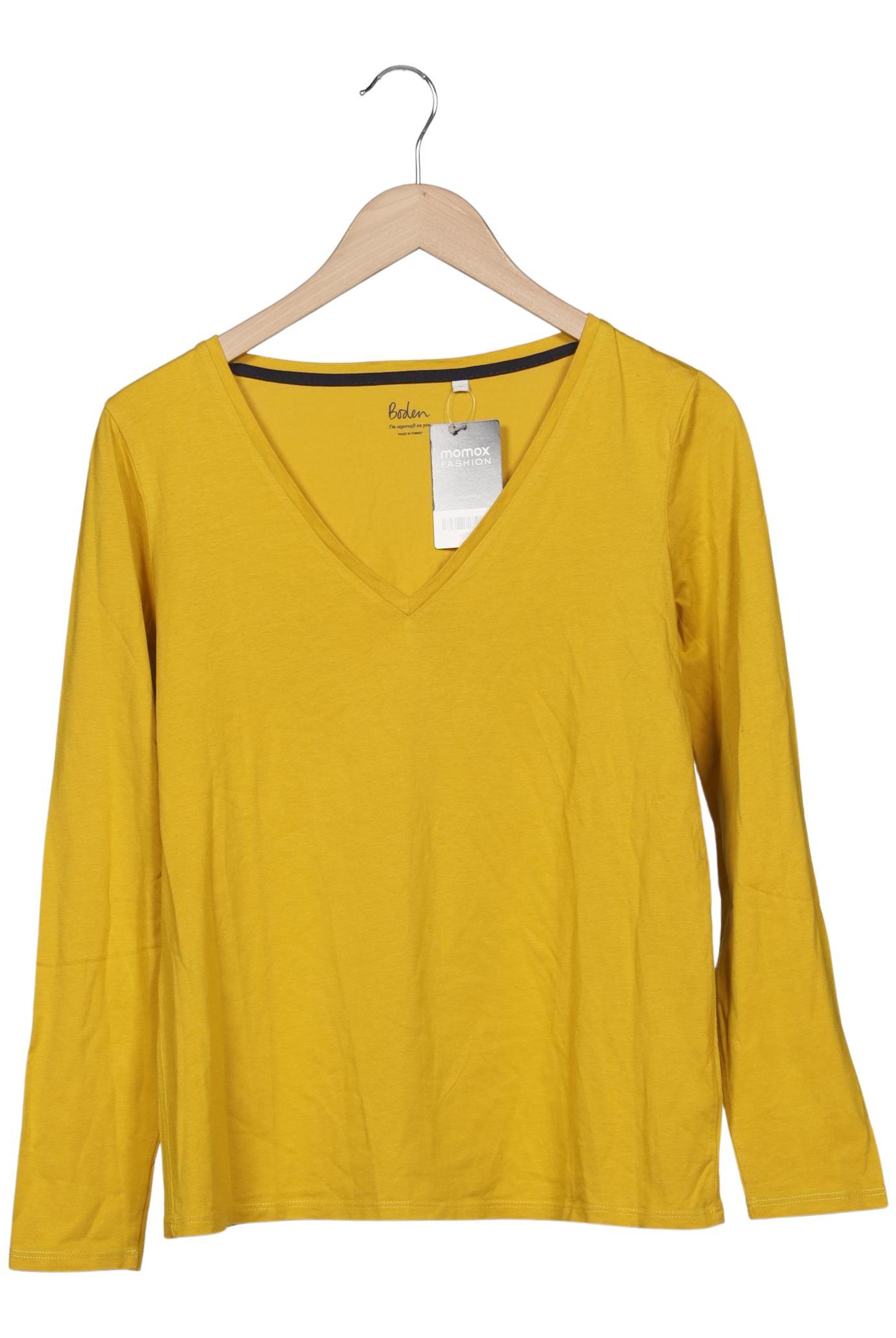 

Boden Damen Langarmshirt, gelb, Gr. 38
