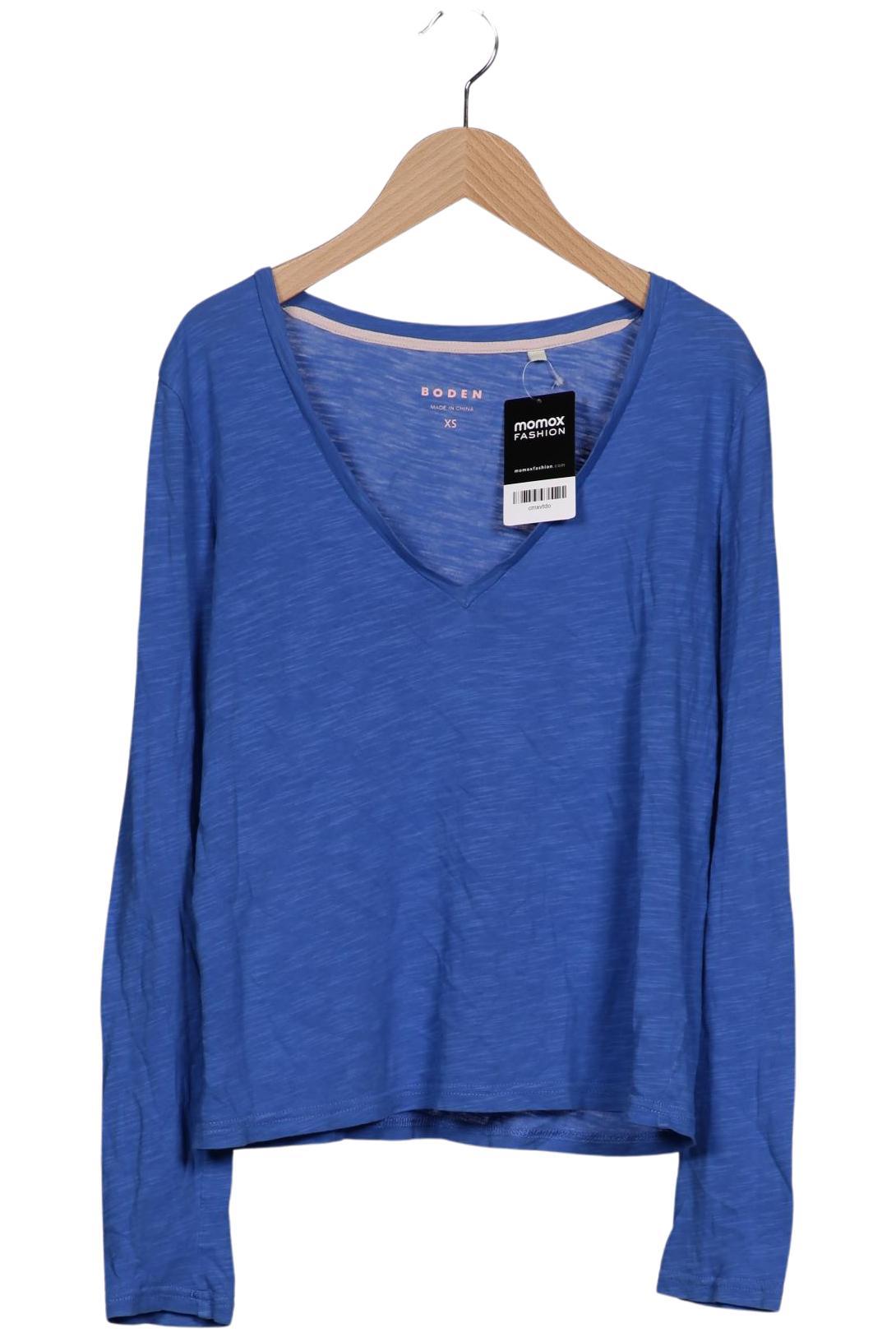 

Boden Damen Langarmshirt, blau, Gr. 34