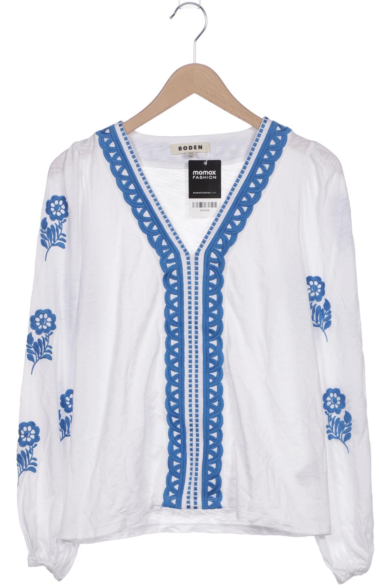 

Boden Damen Langarmshirt, weiß, Gr. 36