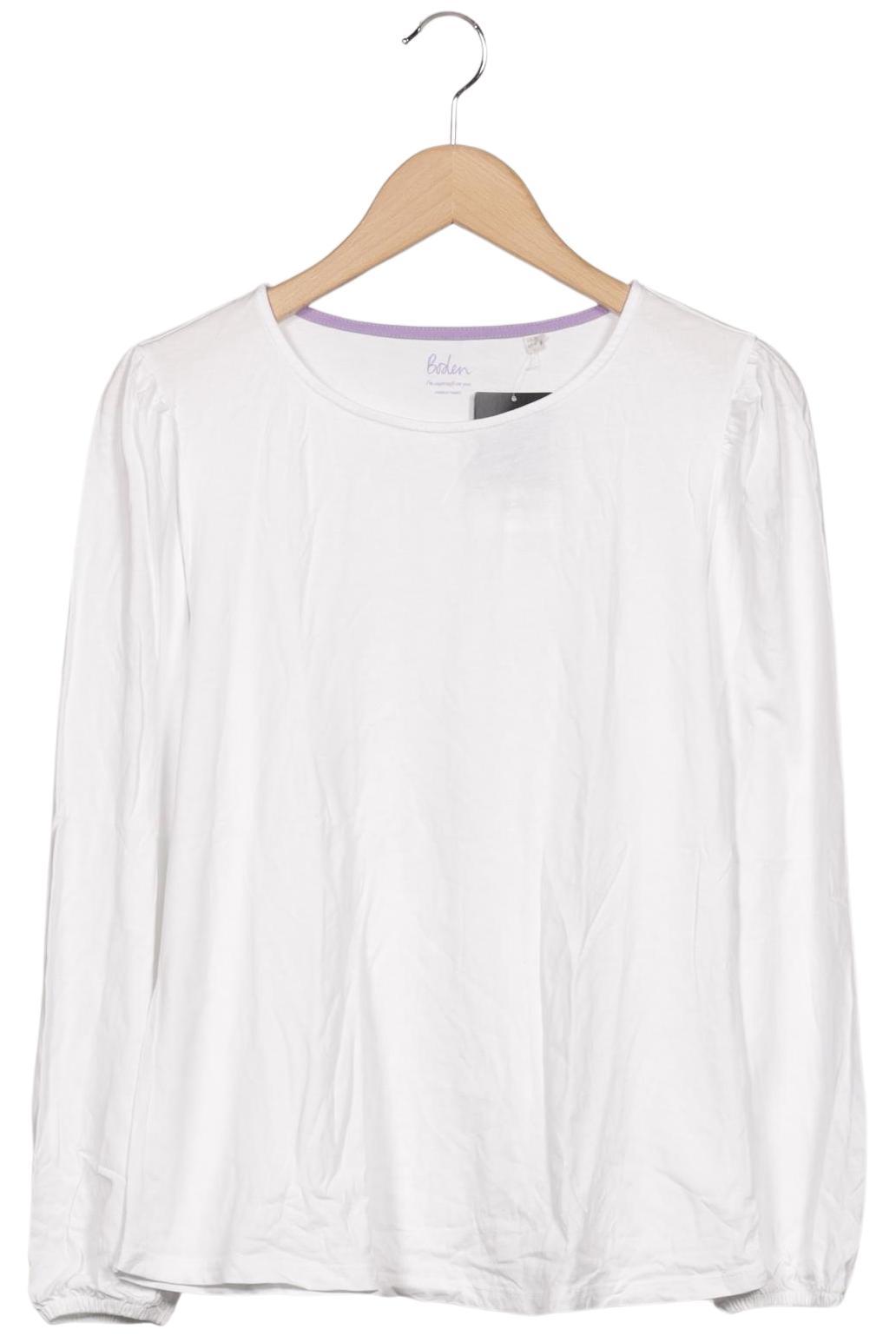 

Boden Damen Langarmshirt, weiß, Gr. 42