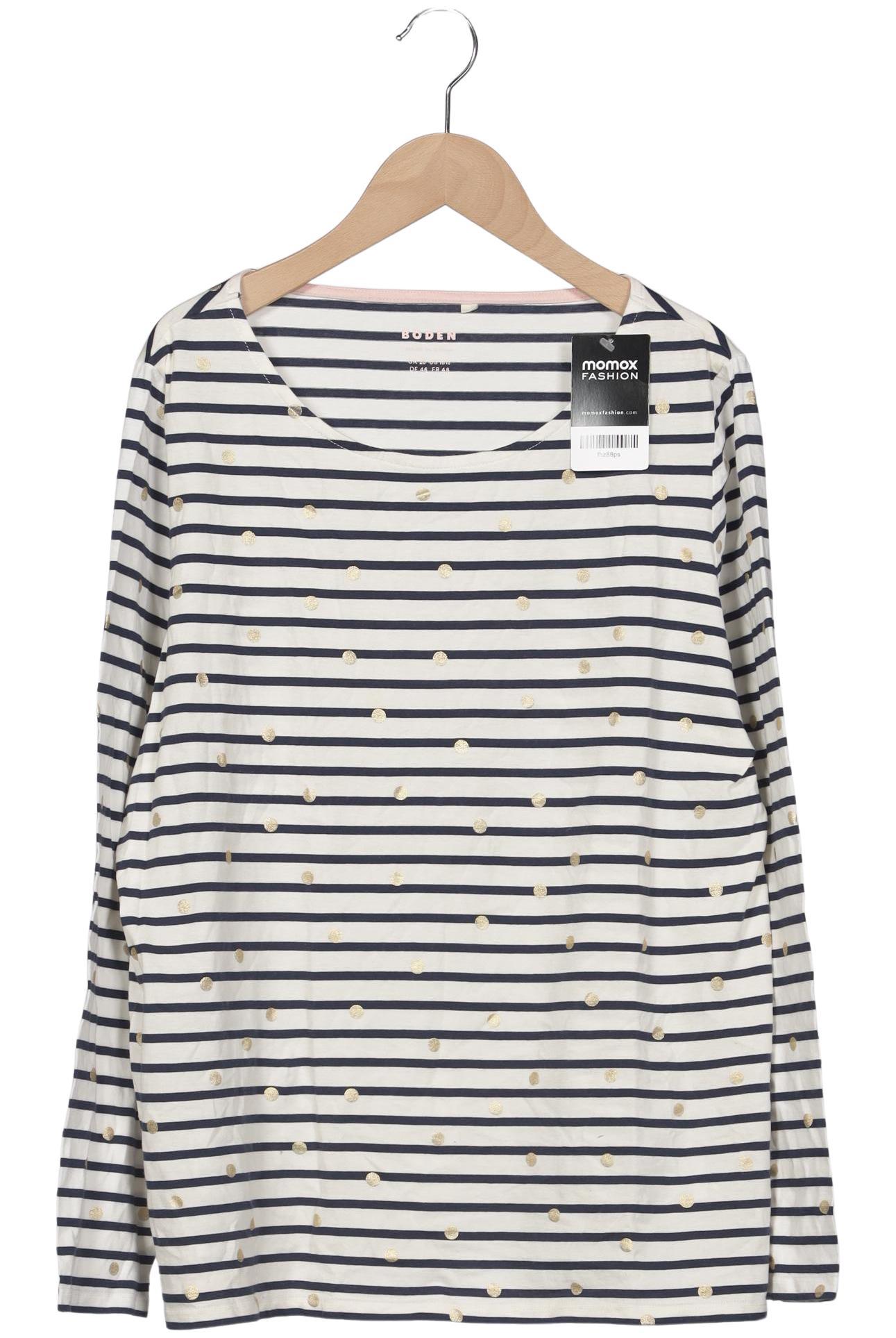 

Boden Damen Langarmshirt, weiß, Gr. 46