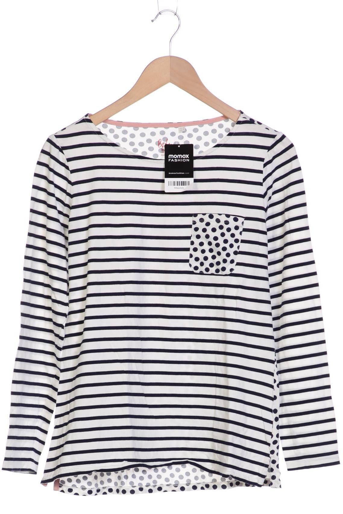 

Boden Damen Langarmshirt, weiß