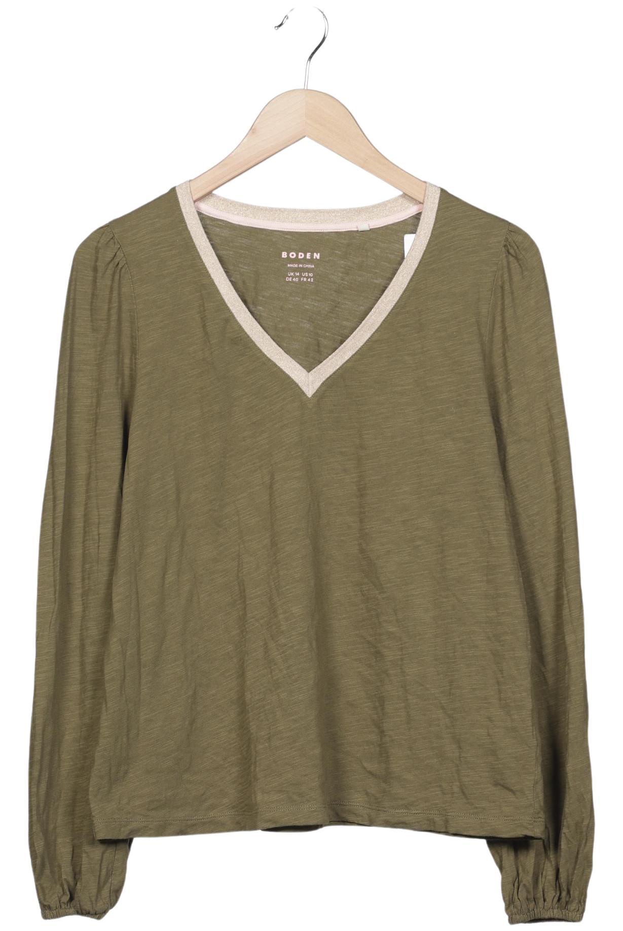 

Boden Damen Langarmshirt, grün, Gr. 40