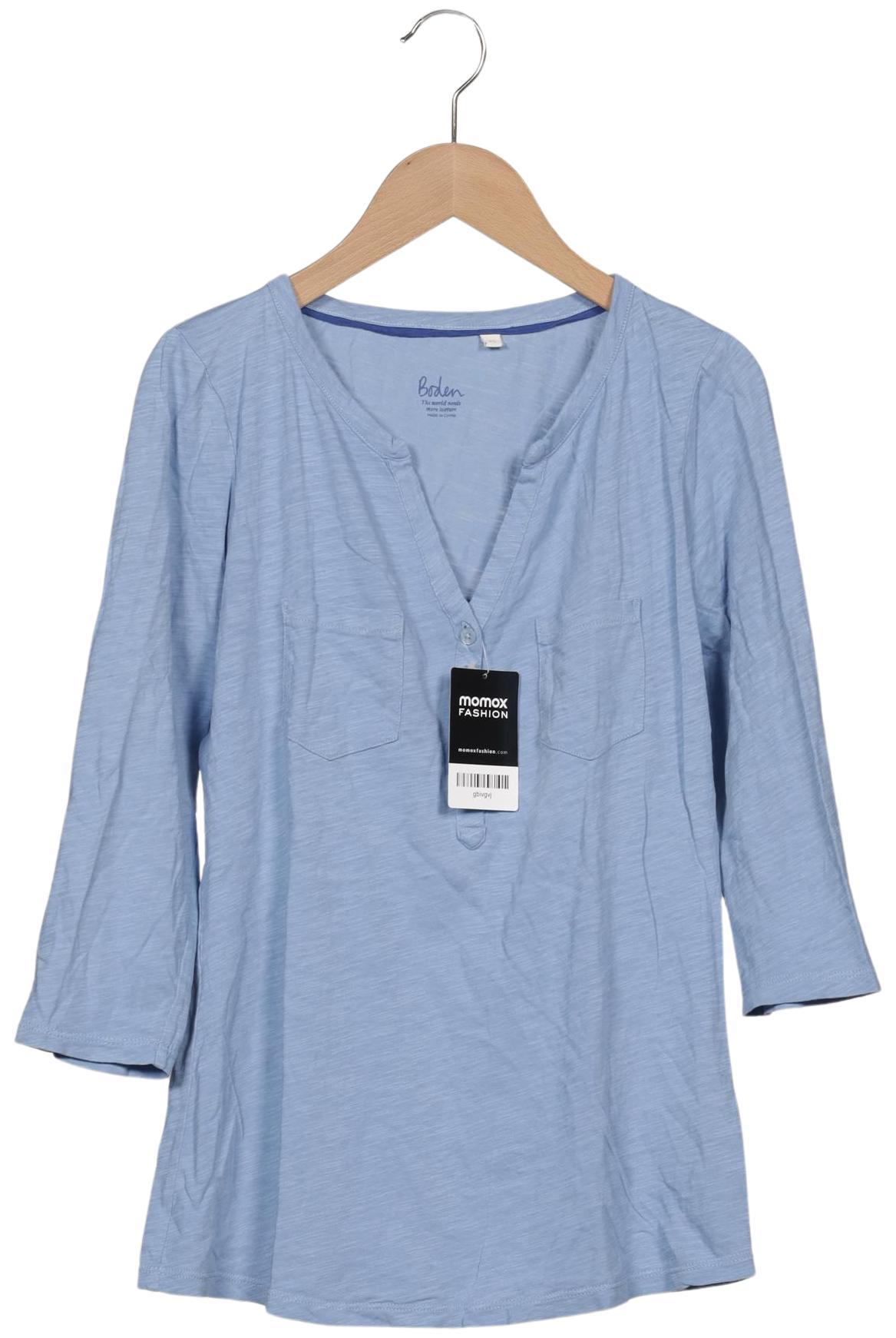 

Boden Damen Langarmshirt, hellblau, Gr. 34