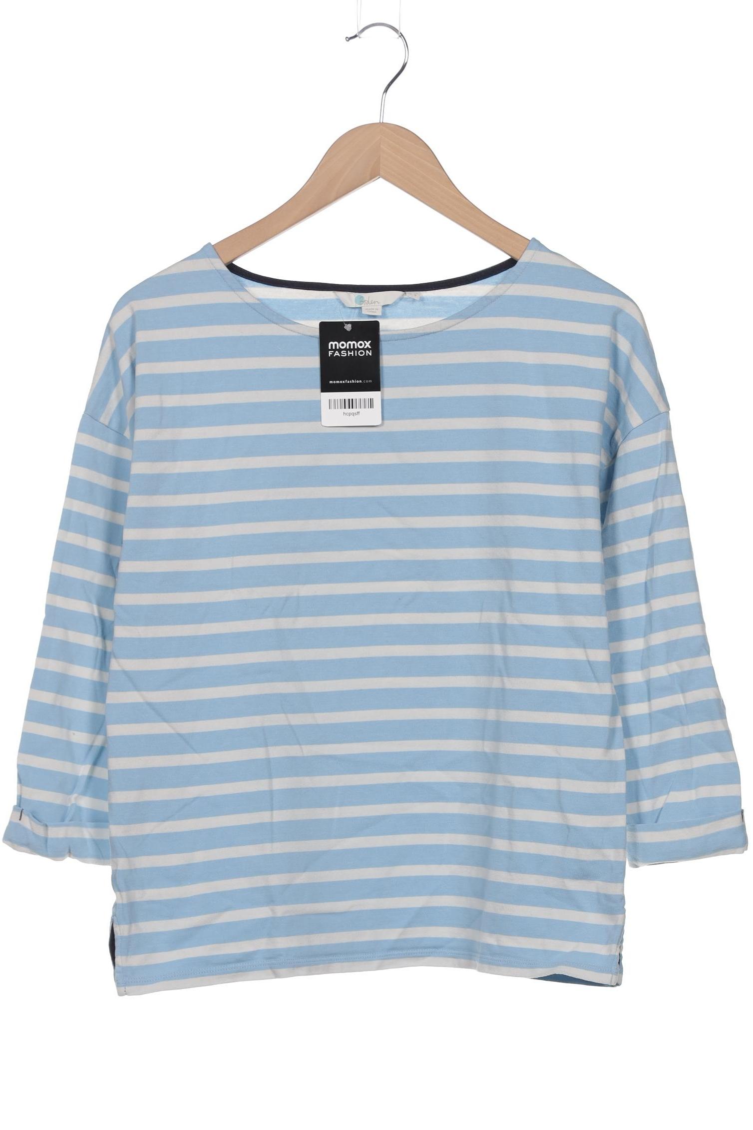 

Boden Damen Langarmshirt, hellblau, Gr. 38