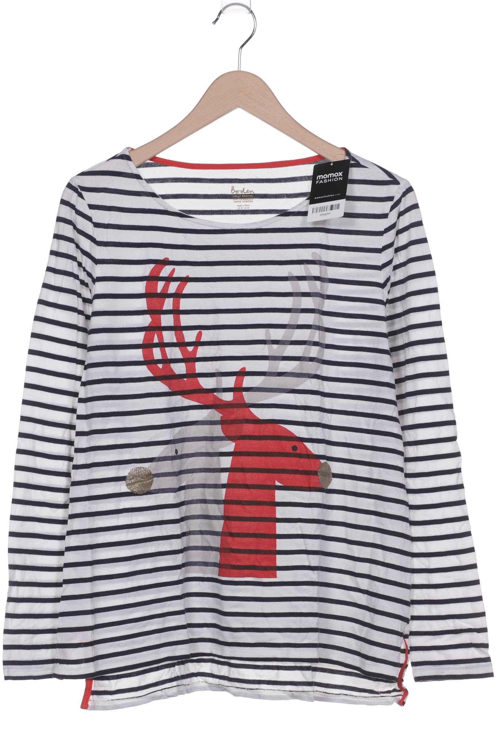 

Boden Damen Langarmshirt, weiß, Gr. 10