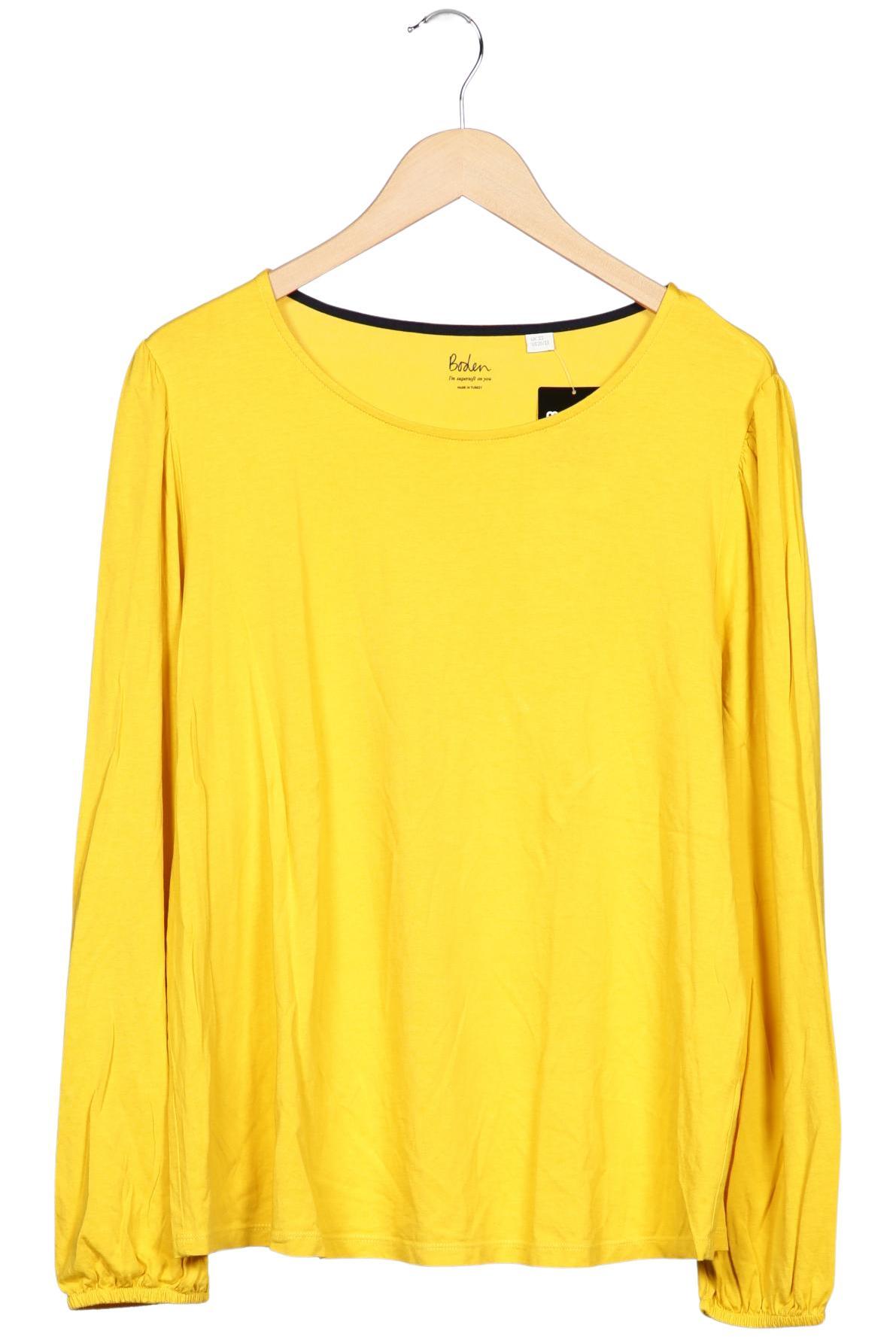 

Boden Damen Langarmshirt, gelb, Gr. 48
