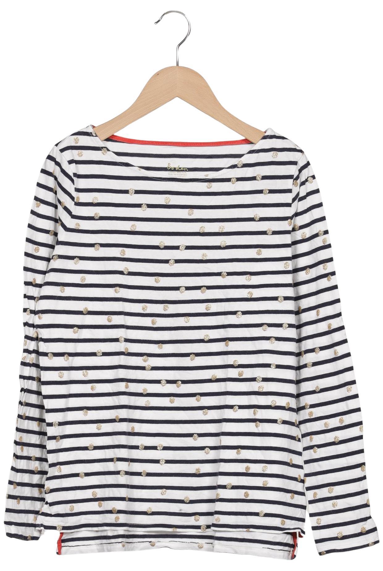 

Boden Damen Langarmshirt, weiß, Gr. 10