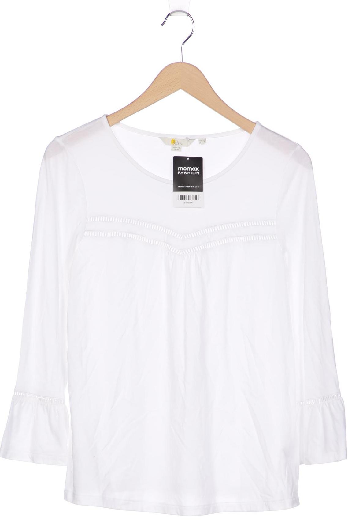 

Boden Damen Langarmshirt, weiß