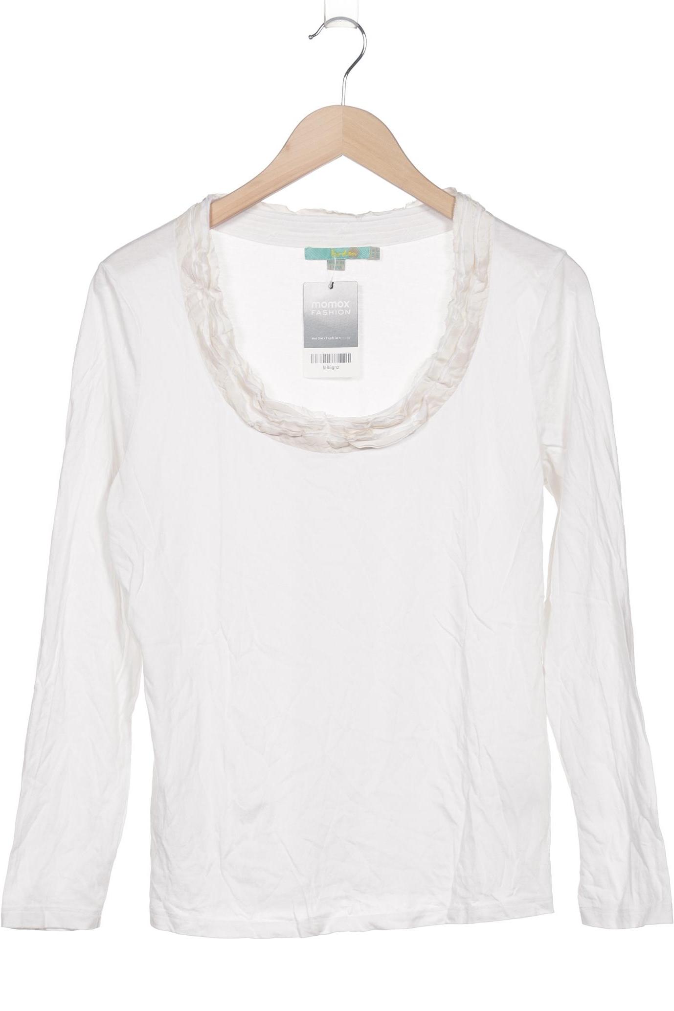 

Boden Damen Langarmshirt, weiß, Gr. 16