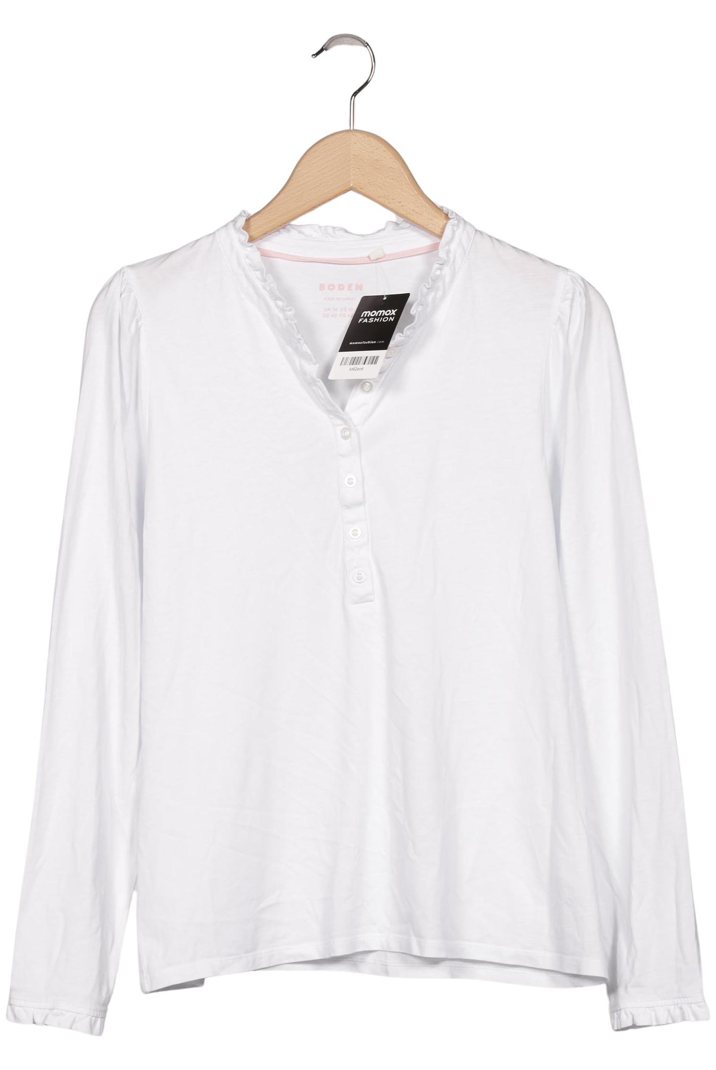 

Boden Damen Langarmshirt, weiß, Gr. 40