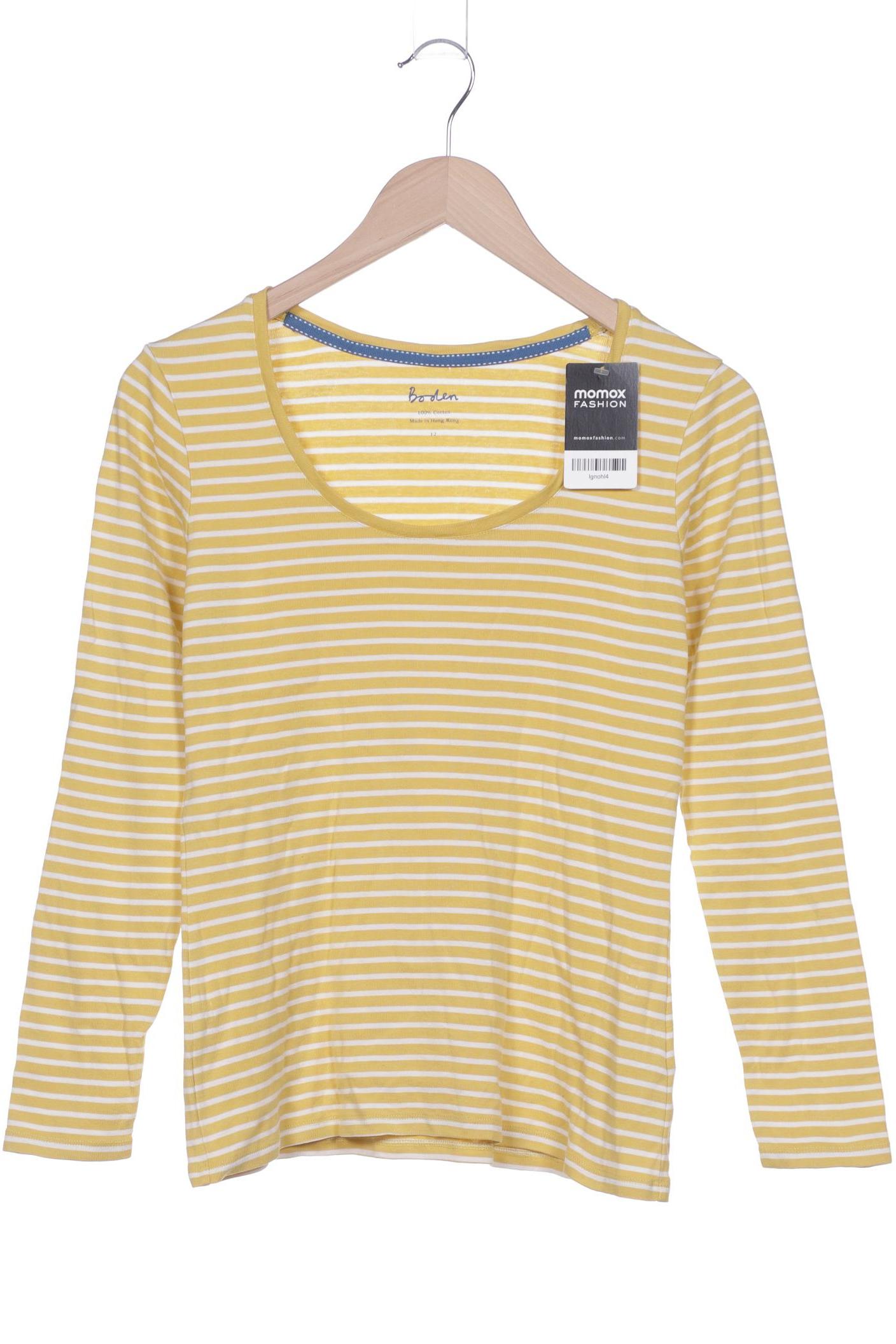 

Boden Damen Langarmshirt, gelb, Gr. 12
