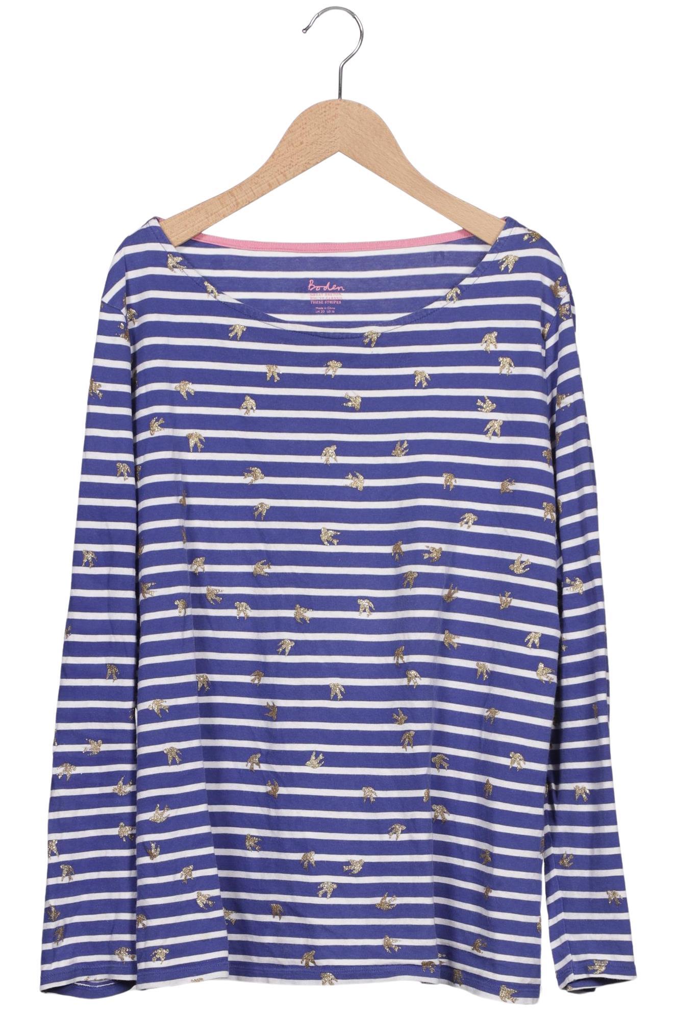 

Boden Damen Langarmshirt, blau, Gr. 20