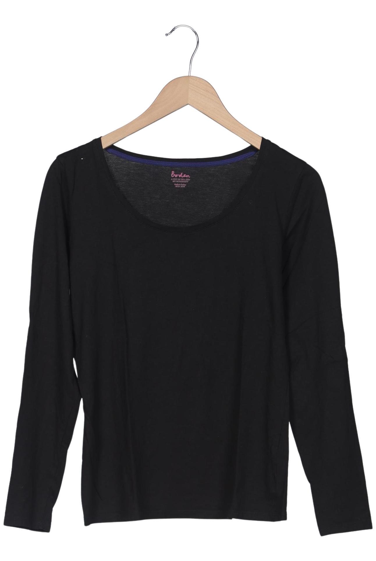 

Boden Damen Langarmshirt, schwarz, Gr. 14