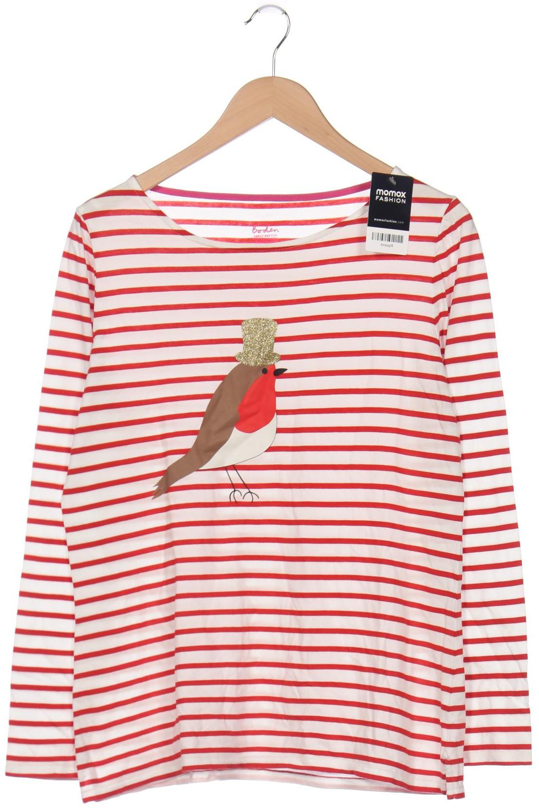 

Boden Damen Langarmshirt, weiß