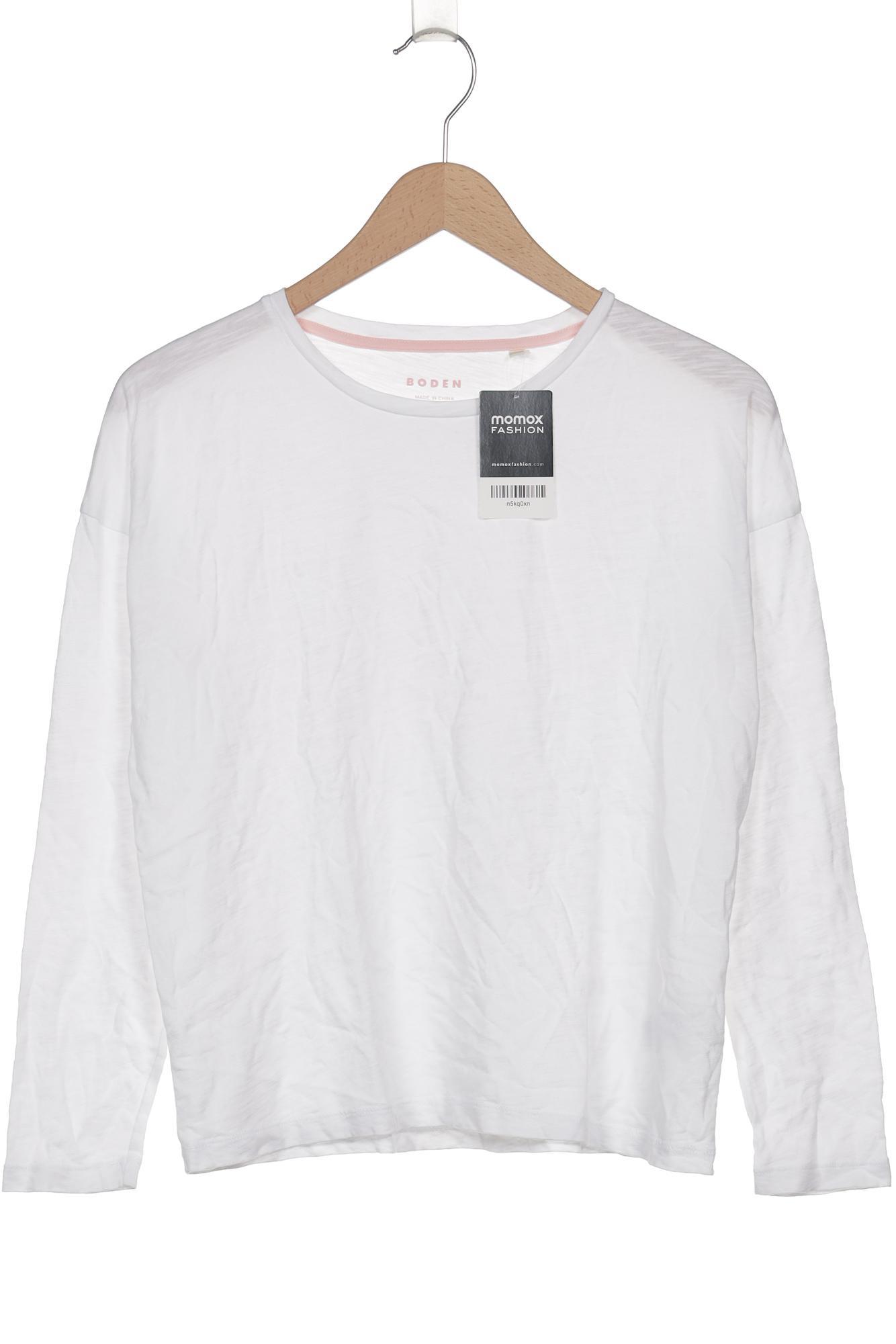 

Boden Damen Langarmshirt, weiß, Gr. 34