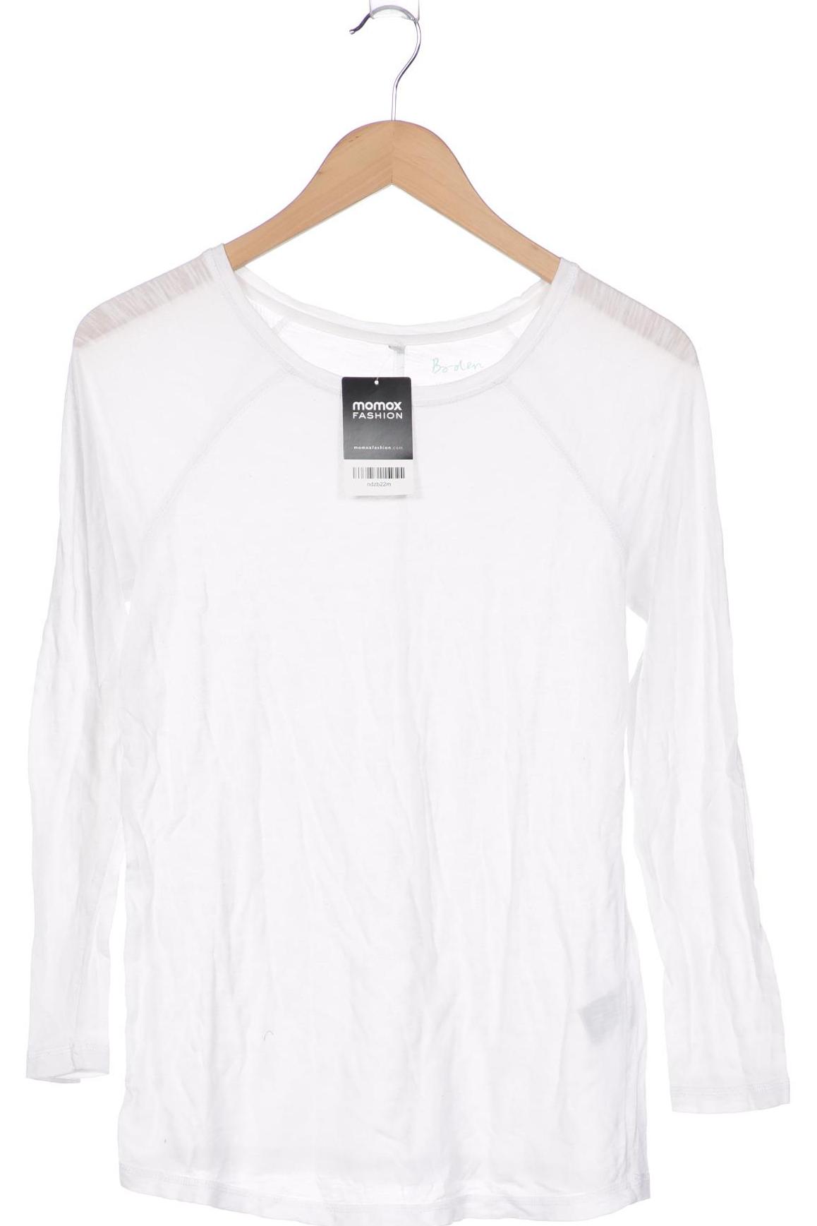 

Boden Damen Langarmshirt, weiß