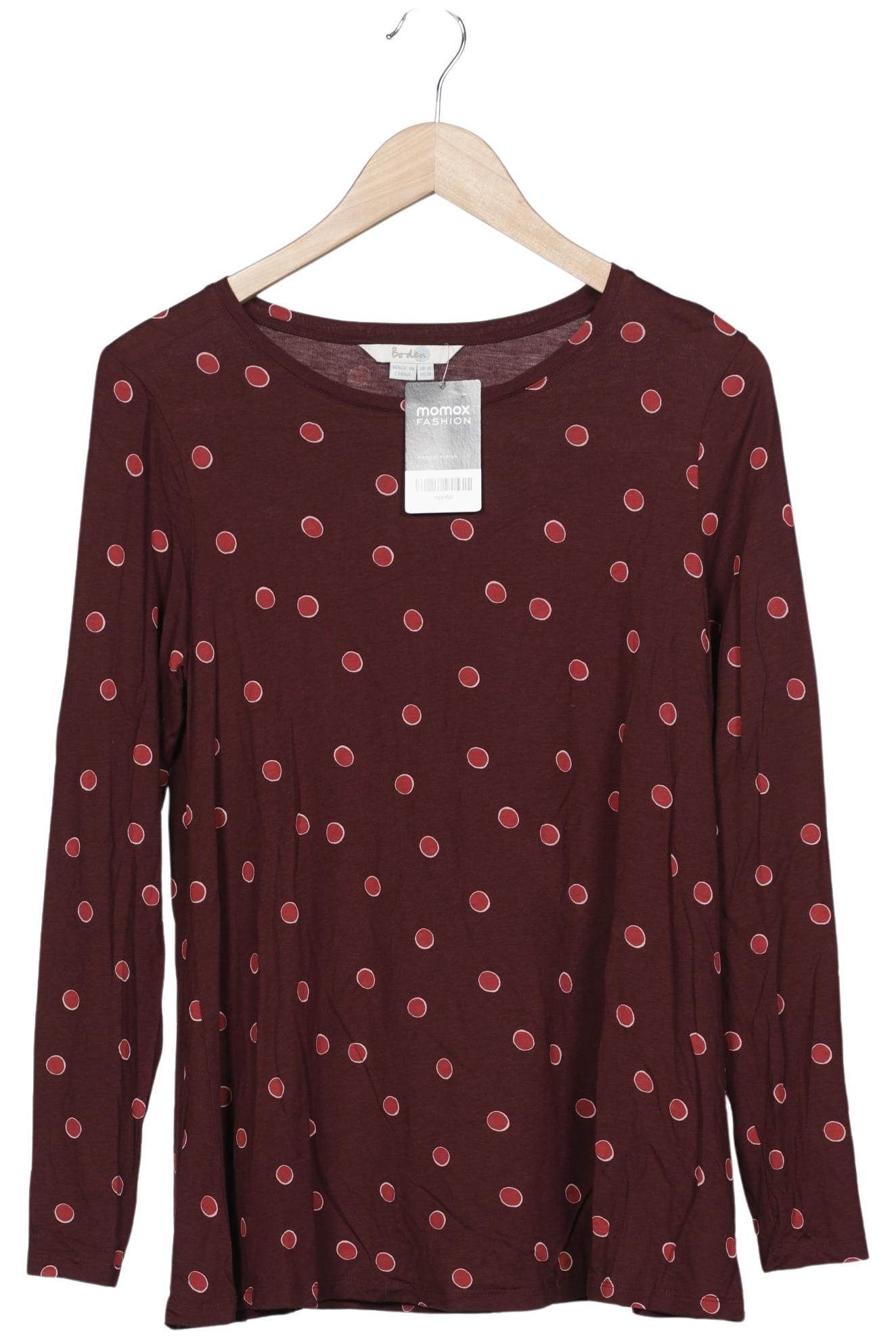 

Boden Damen Langarmshirt, bordeaux, Gr. 40