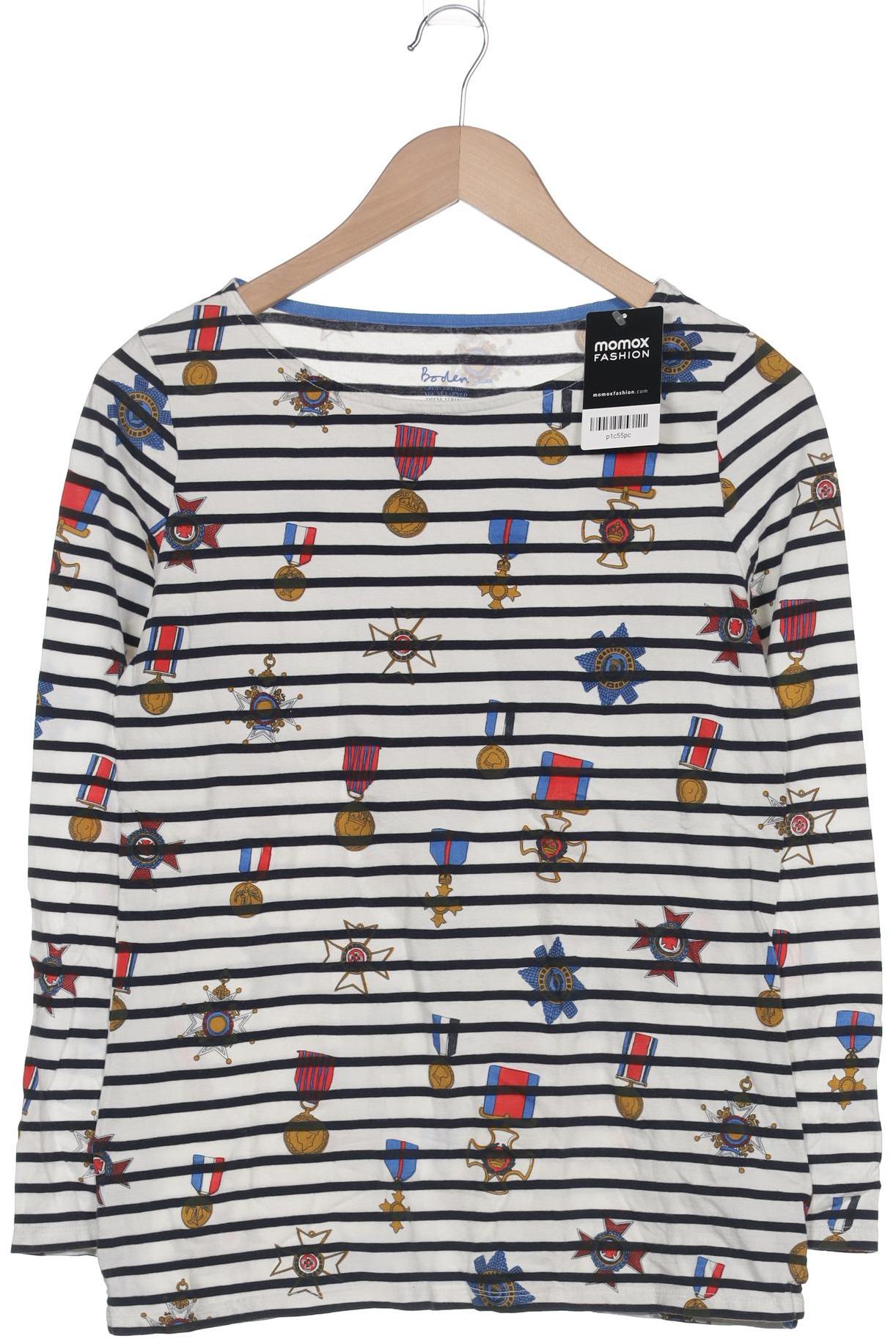

Boden Damen Langarmshirt, weiß, Gr. 10