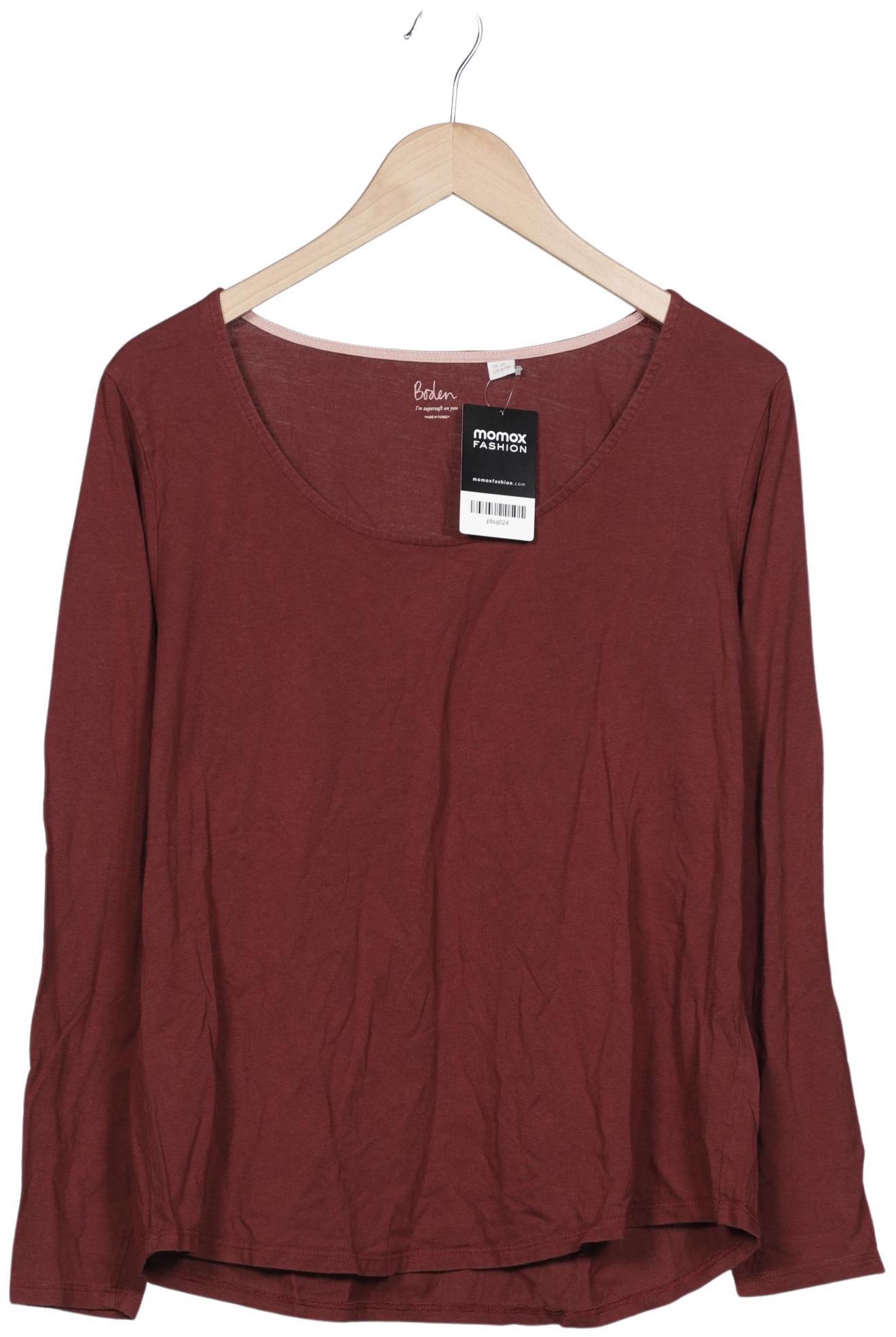 

Boden Damen Langarmshirt, bordeaux, Gr. 46