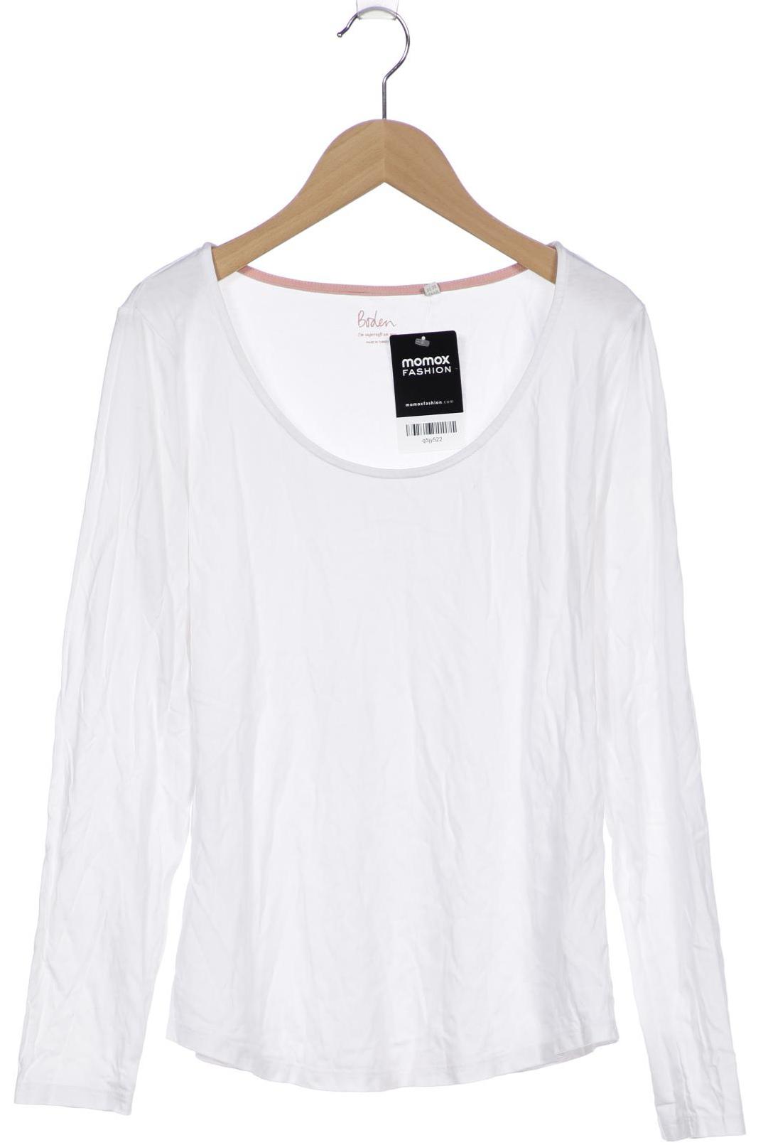 

Boden Damen Langarmshirt, weiß