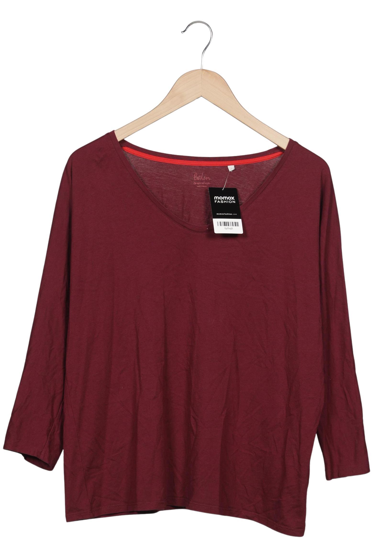 

Boden Damen Langarmshirt, bordeaux, Gr. 42