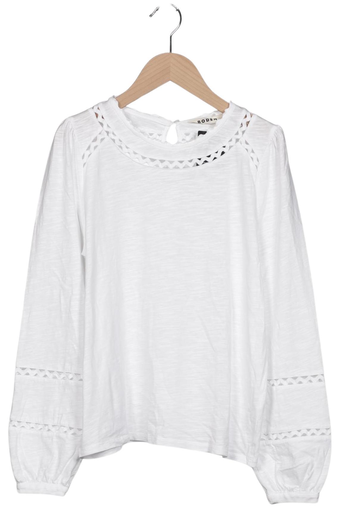 

Boden Damen Langarmshirt, weiß, Gr. 38