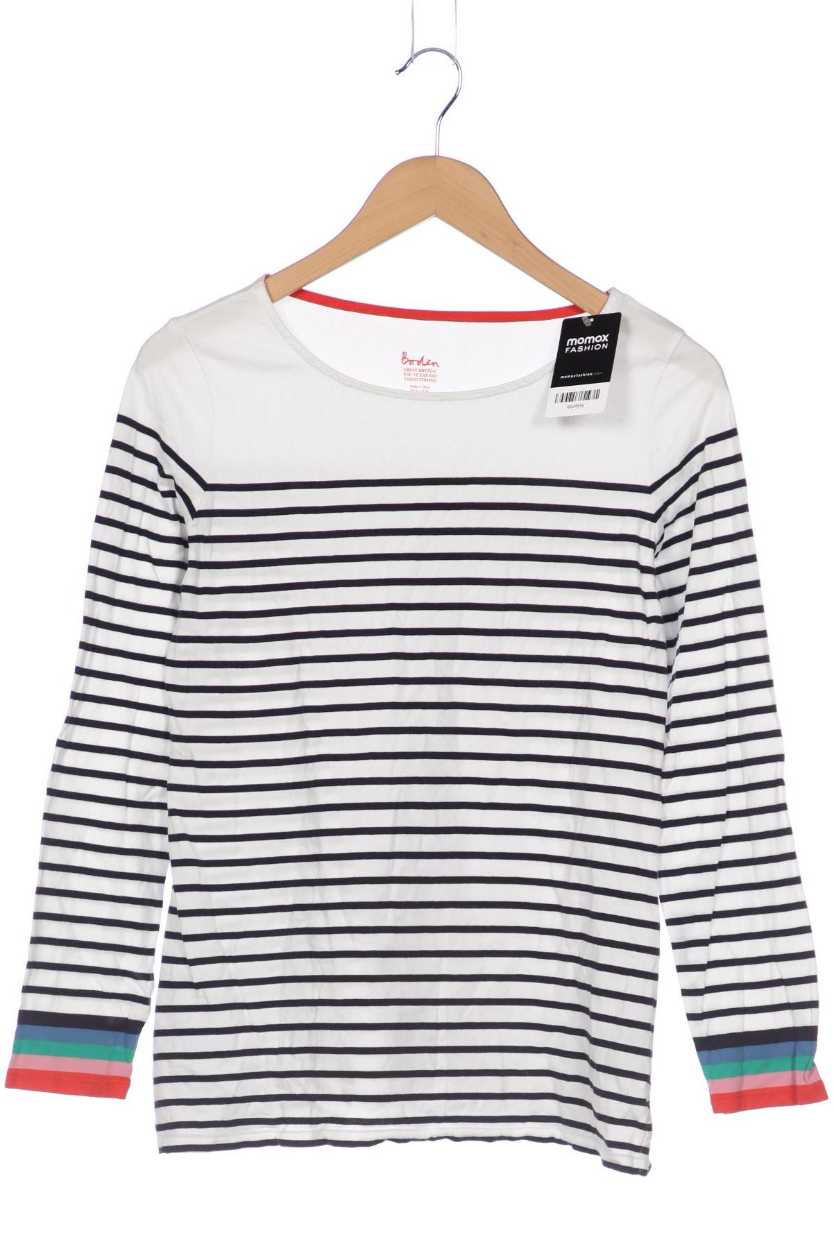 

Boden Damen Langarmshirt, weiß