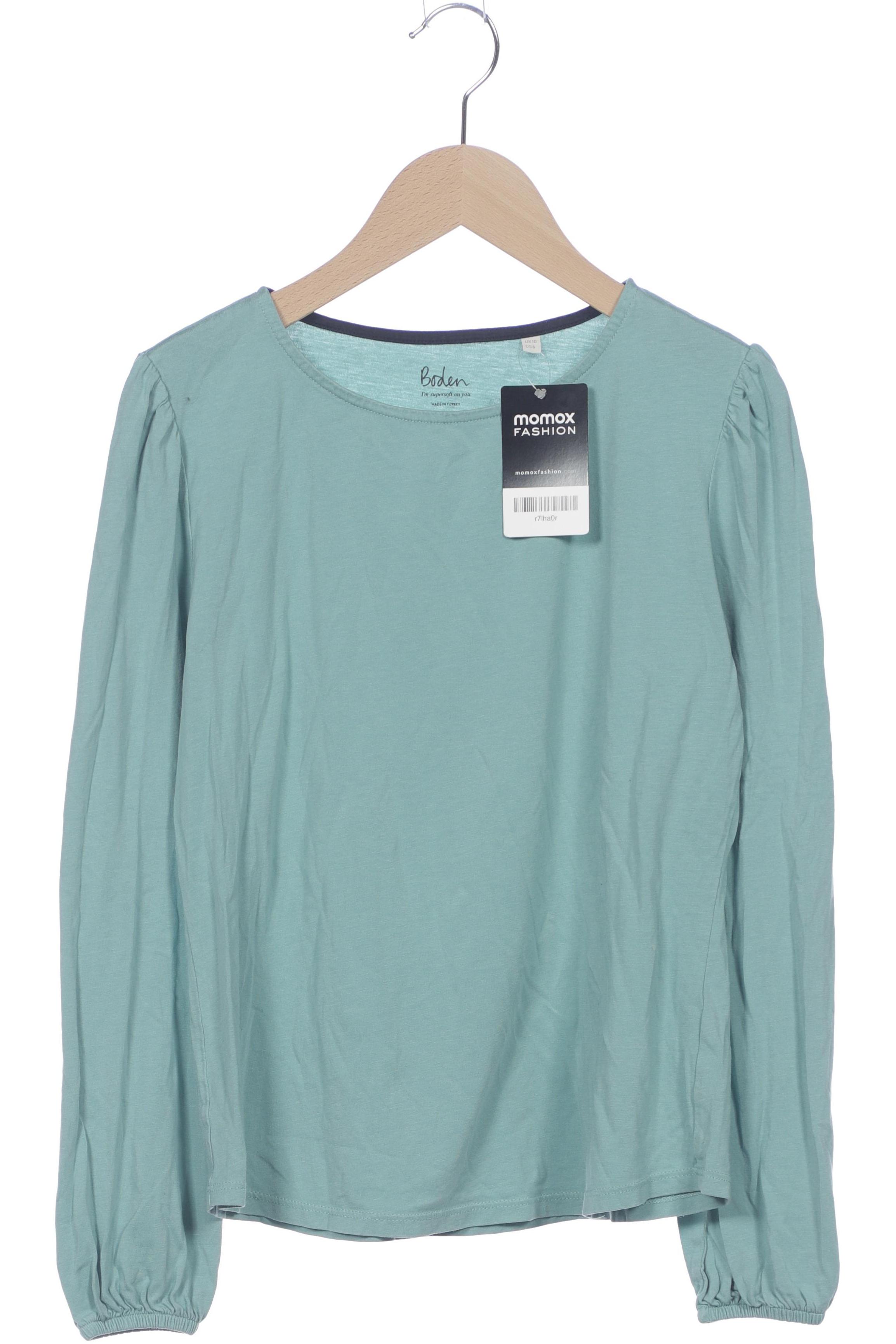 

Boden Damen Langarmshirt, türkis, Gr. 36