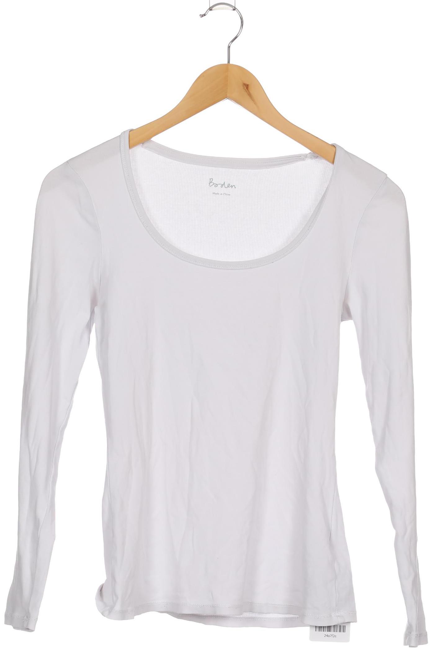 

Boden Damen Langarmshirt, weiß, Gr. 36