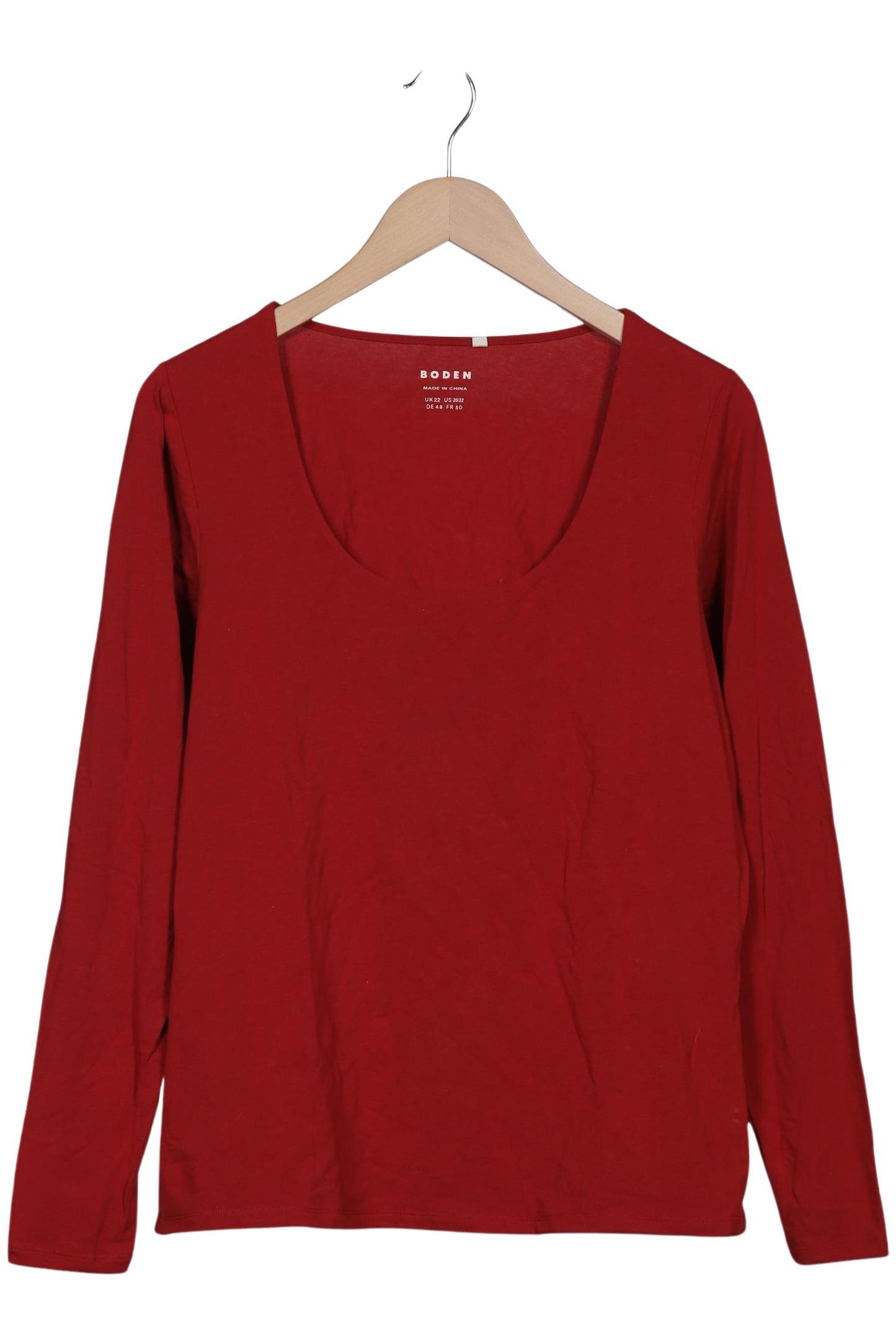 

Boden Damen Langarmshirt, rot, Gr. 48