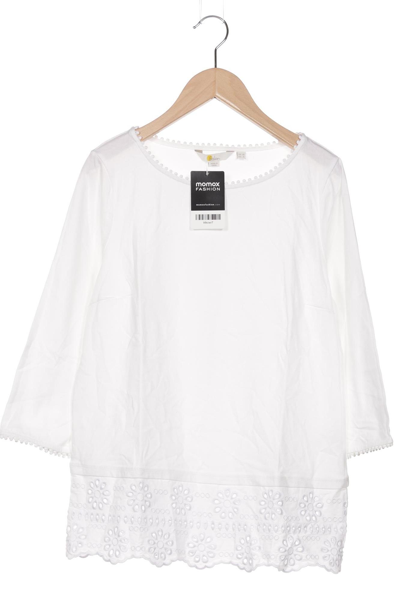 

Boden Damen Langarmshirt, weiß, Gr. 36